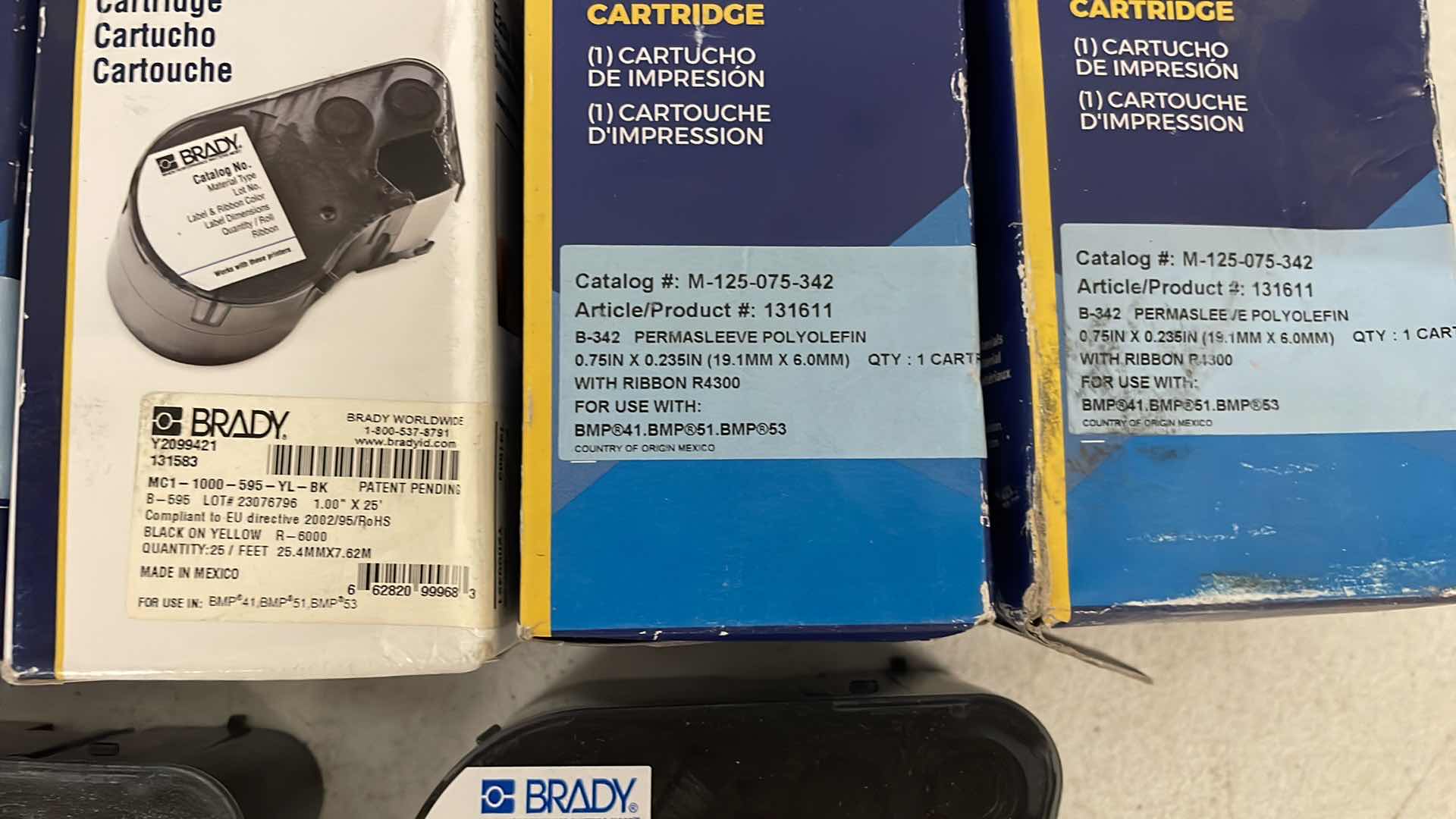 Photo 3 of BRADY PRINT CARTRIDGES (7)