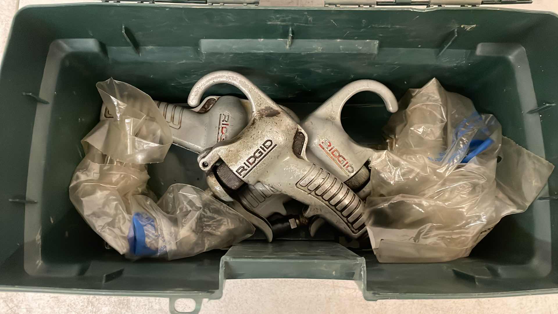 Photo 1 of POPULAR MECHANICS 16” TOOL BOX WITH TRAY AND CONTENTS