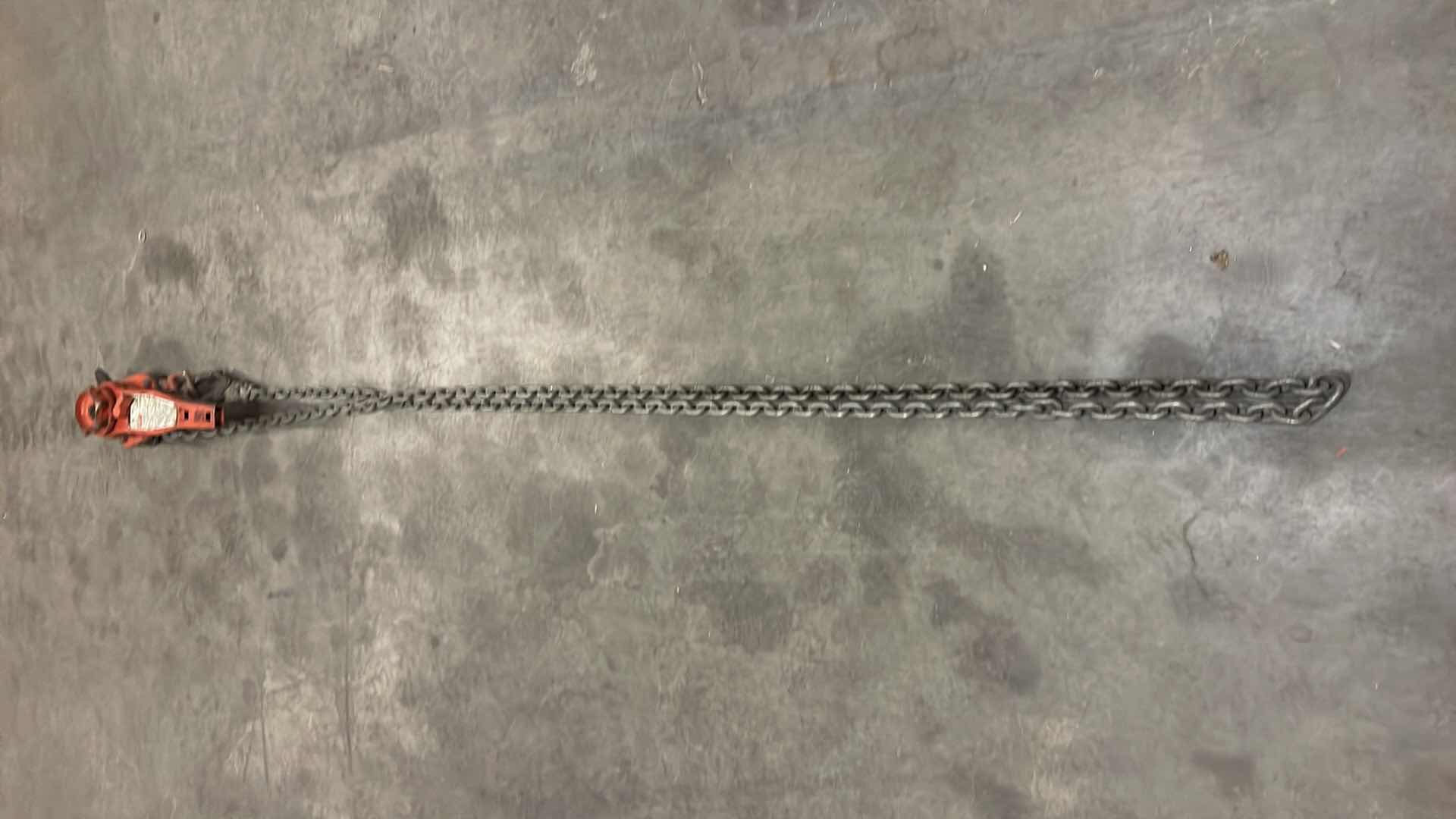 Photo 3 of DAYTON 4ZX44 LEVER CHAIN HOIST, 3/4 TON  LOAD CAPACITY, 10’ HOIST LIFT