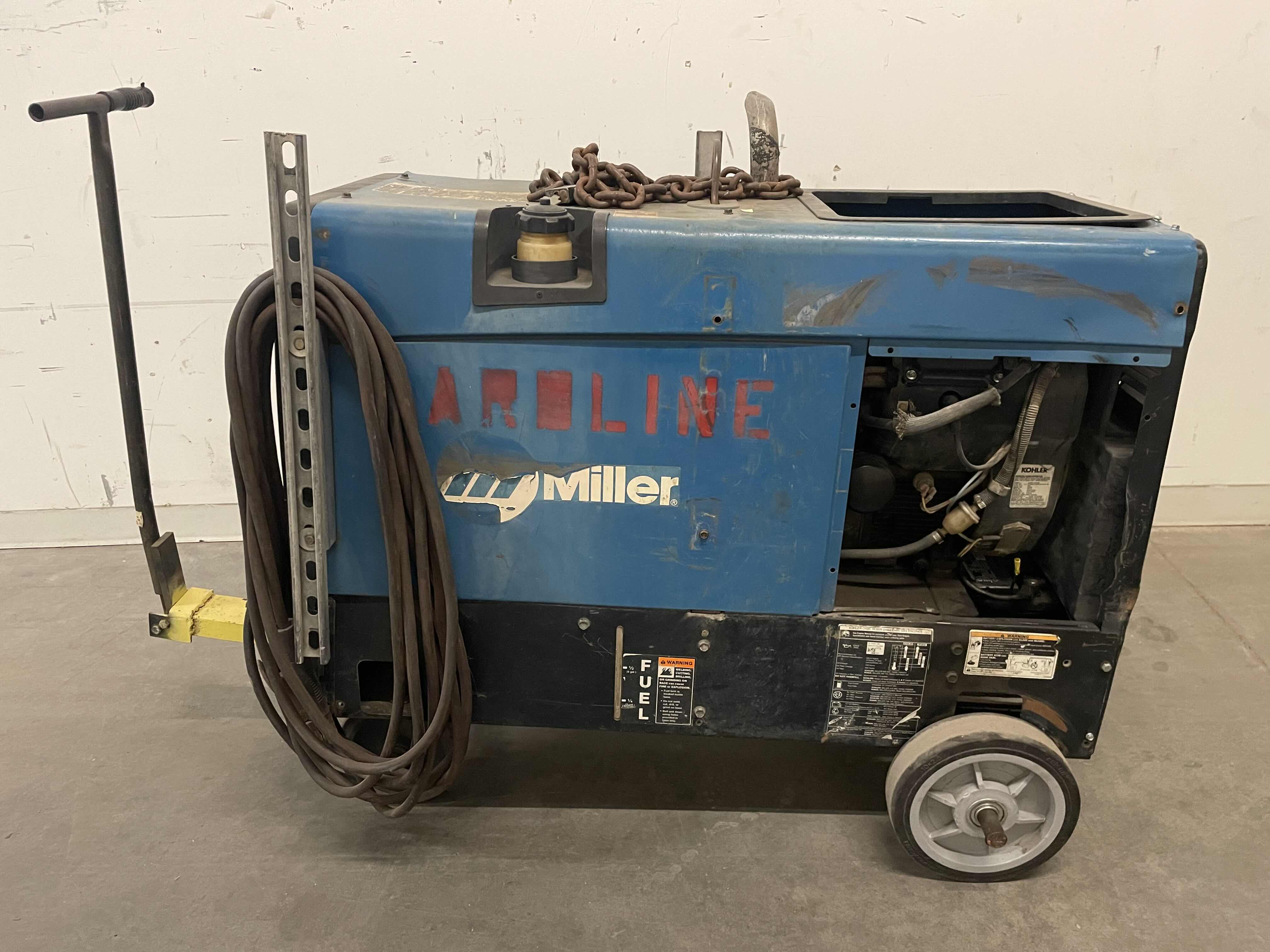 Photo 7 of MILLER BOB CAT WELDER 225 STICK AC/DC WELDER 10,000 WATT GENERATOR USA 1137 HOURS