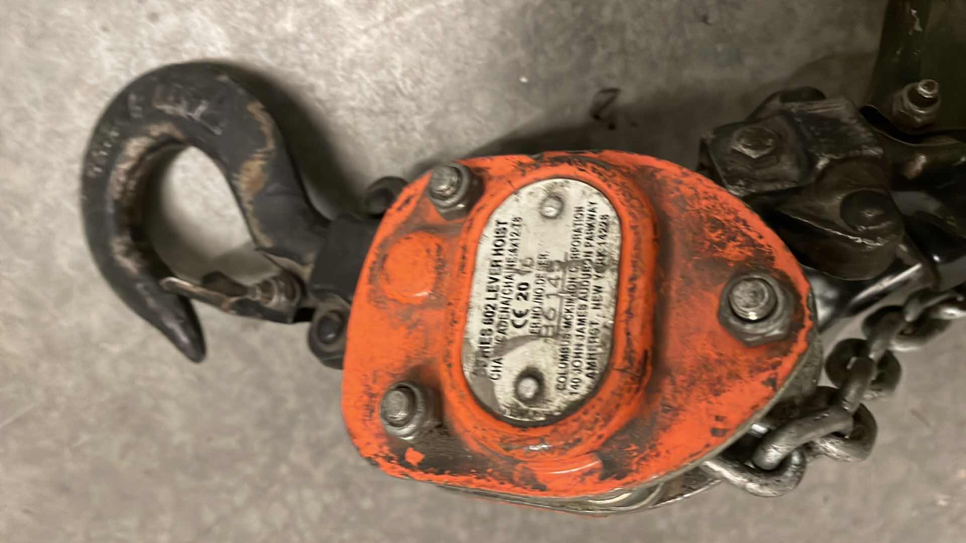 Photo 1 of 602 SERIES MINI-RATCHET LEVER HOIST WITH 6' LIFT