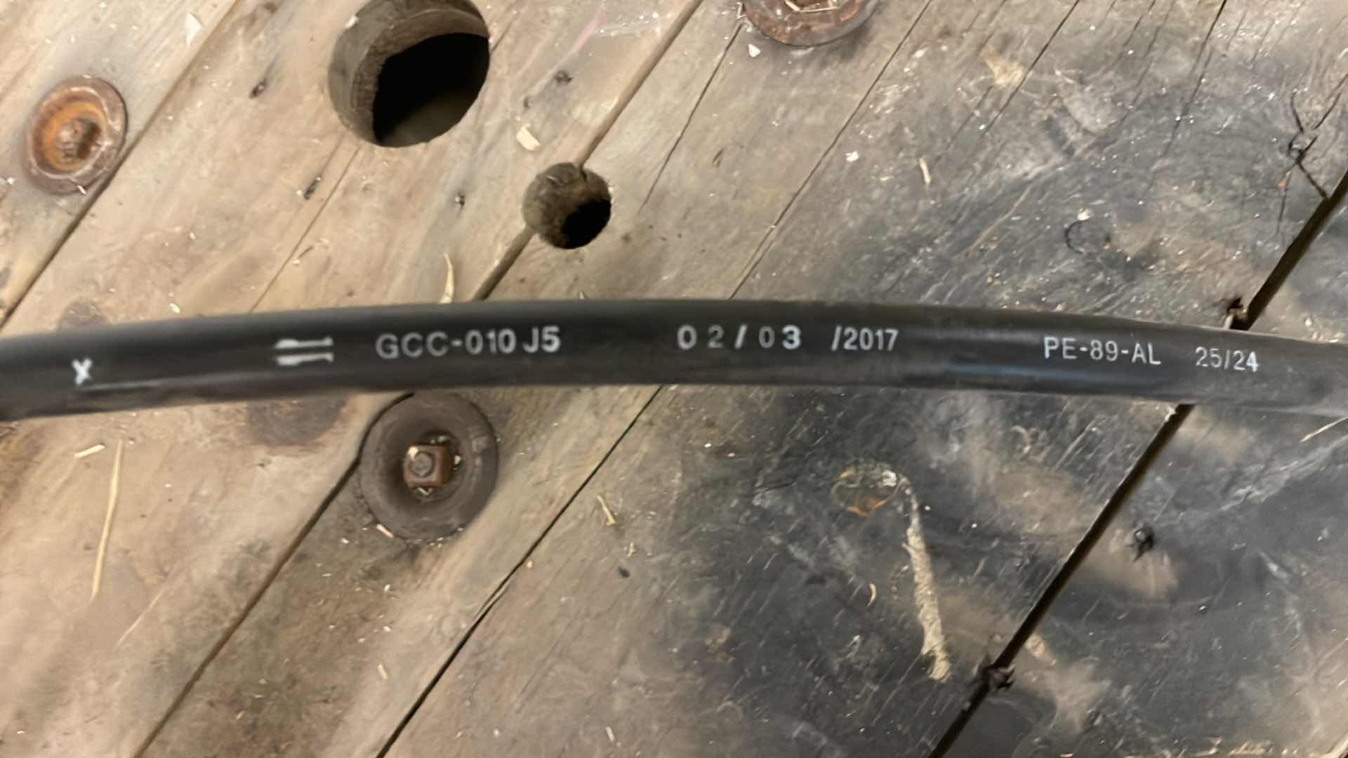 Photo 1 of FIBER OPTIC CABLE UNKNOWN FOOTAGE 36” REEL