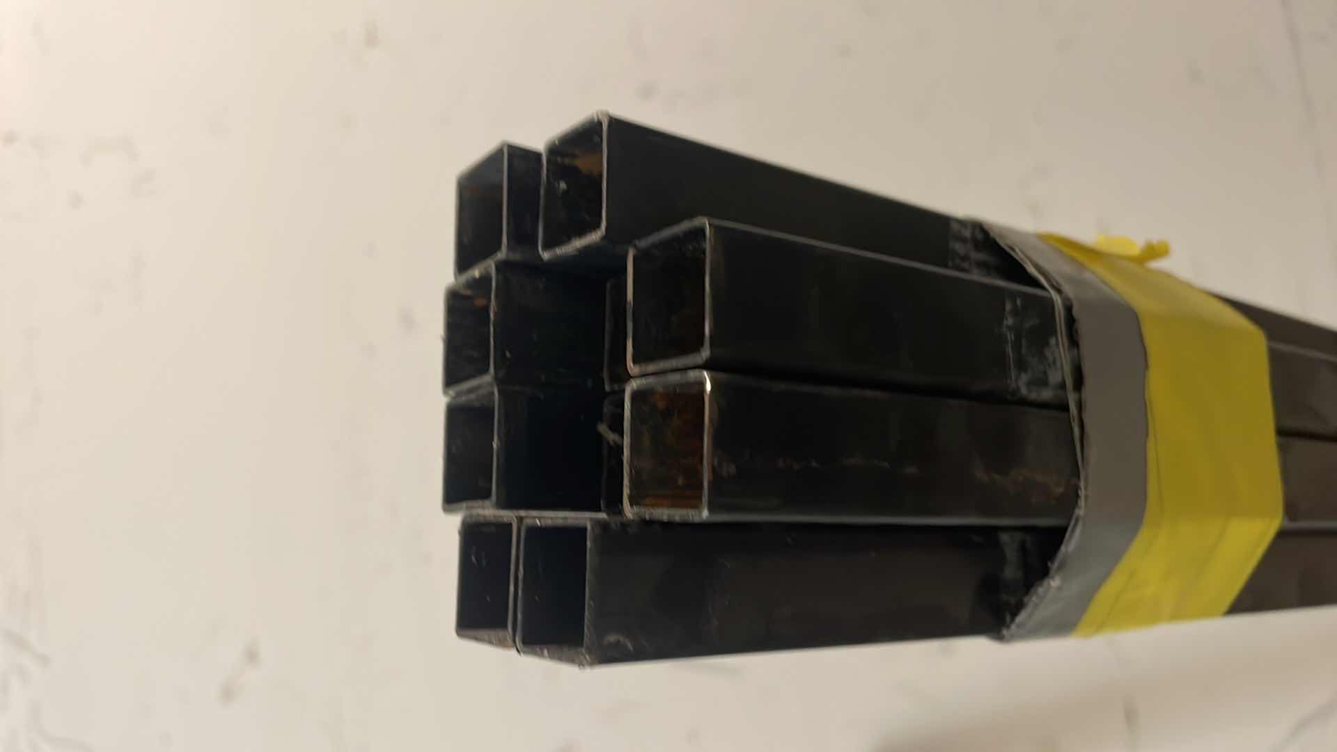 Photo 1 of STEINER CANVAS WELDING CURTAIN(6)  6’ X 8’ WITH FRAMING PIECES UNKNOWN IF ALL ARE COMPLETE