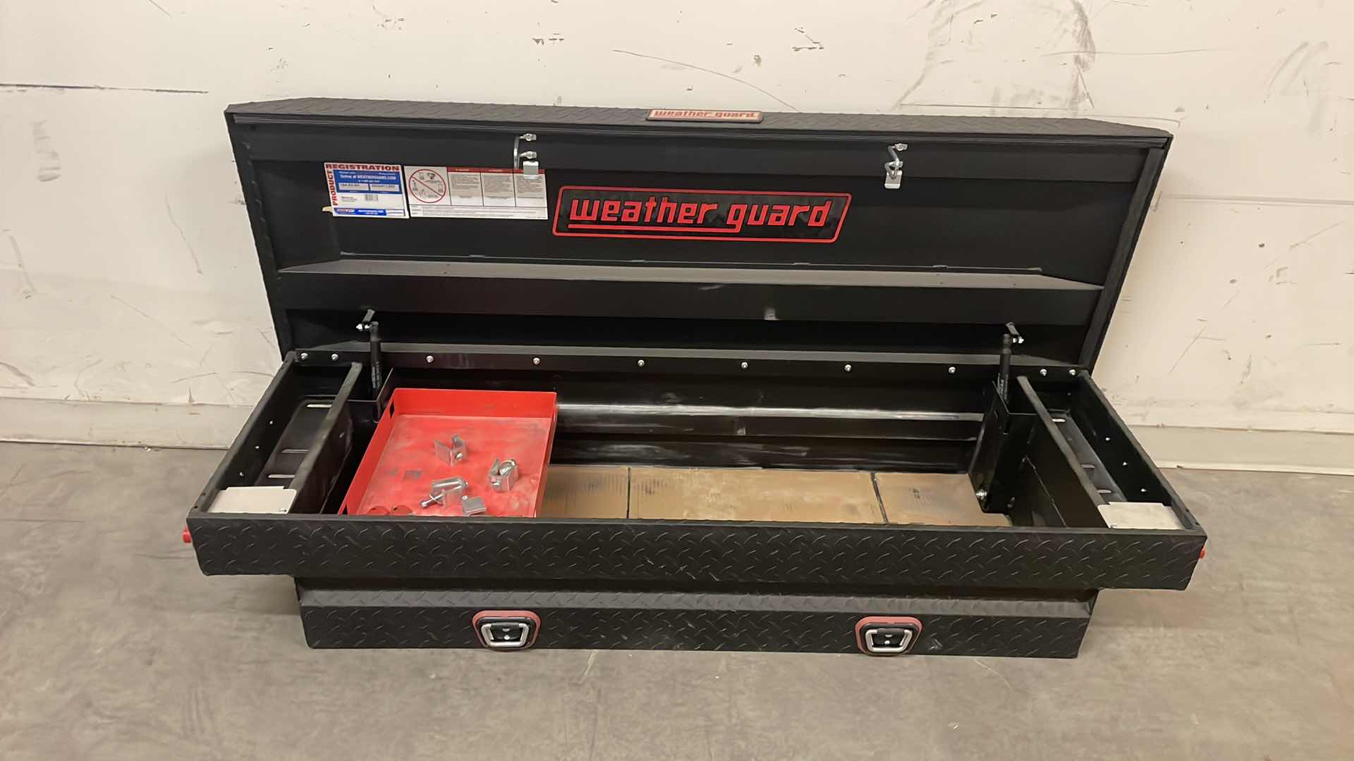 Photo 3 of WEATHER GUARD
MODEL 154-52-03 SADDLE BOX, ALUMINUM, COMPACT, TEXTURED MATTE BLACK, 6.0 CU FT