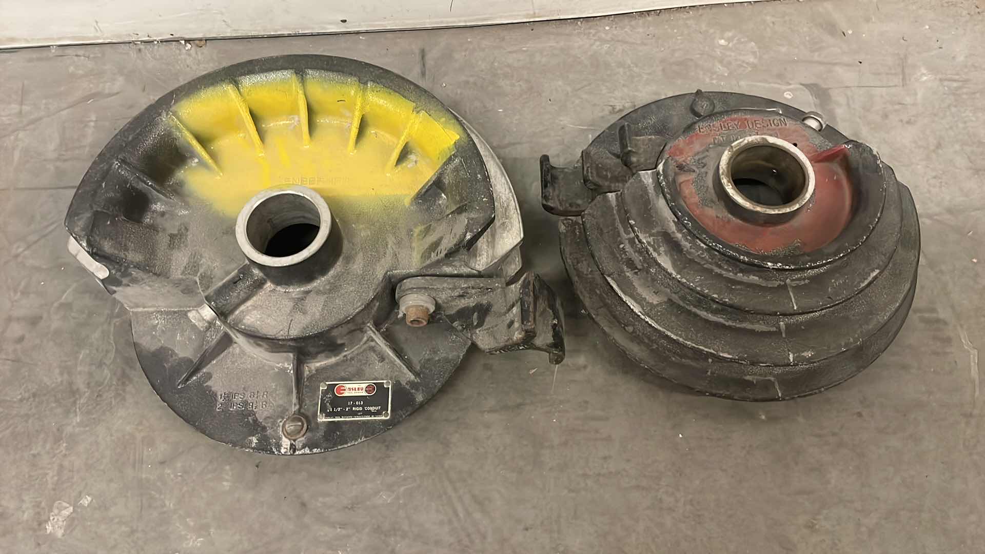 Photo 1 of ENSLEY TOOL DIVISION 17-012 1/2”-1-1/4” RIGID AND IMC CONDUIT & 17-013 1-1/2”-2” RIGID CONDUIT BENDER DIES