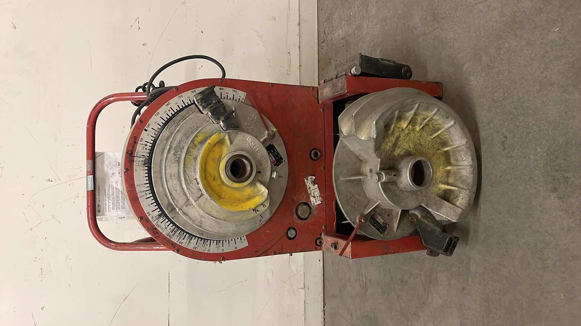 Photo 1 of ENSLEY SERIES 666 1/2-2 PIPE BENDER CONDUIT TUBING TUBE ELECTRIC 115V. 1/2”-1-1/4” DIE 1-1/2”-2” DIE