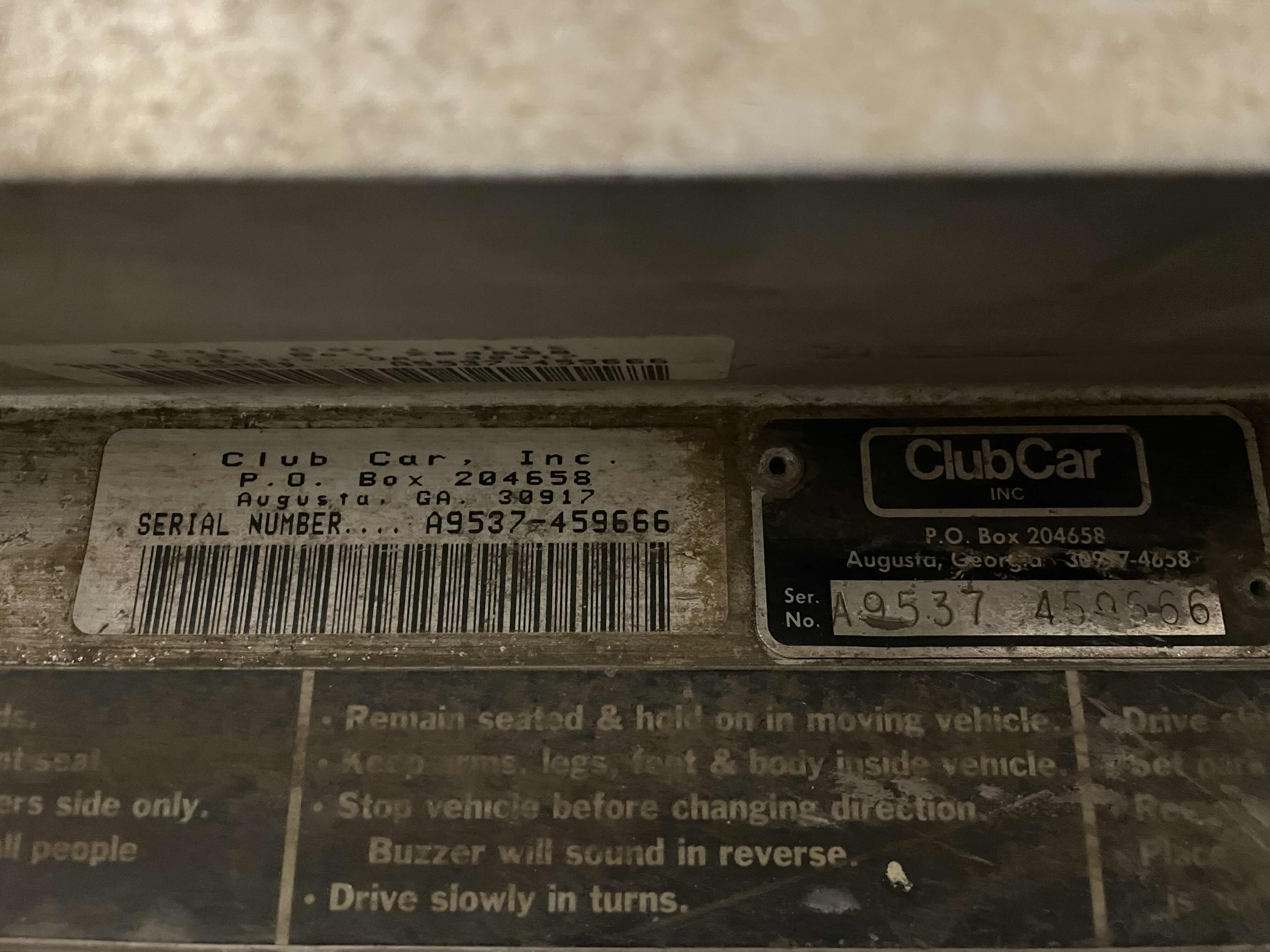 Photo 5 of CLUB CAR GOLF CART WITH UTILITY BED