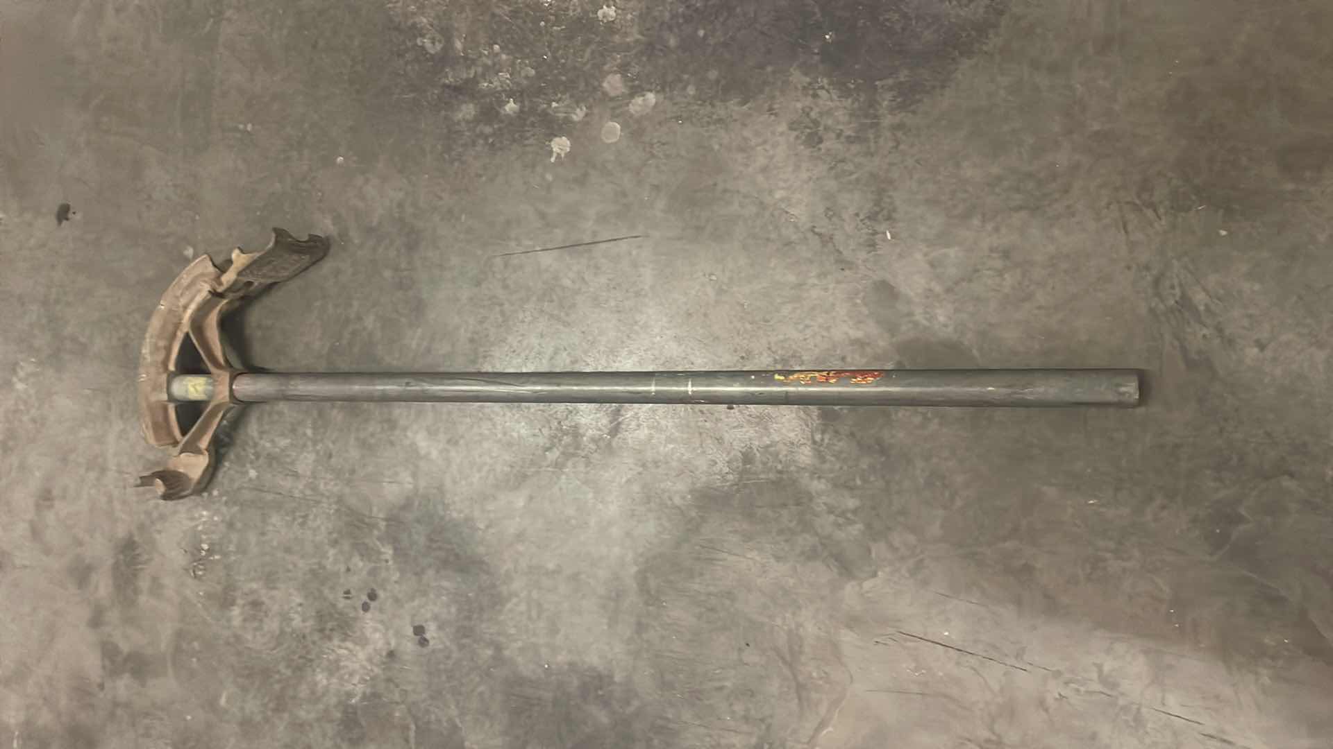 Photo 1 of BENFIELD POWER JACK FOOT PRESS 1" EMT 3/4" RIGID PIPE CONDUIT BENDER