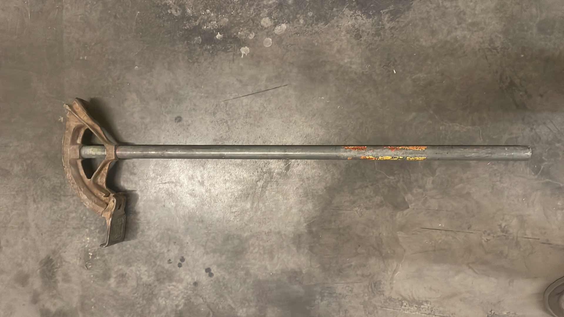 Photo 1 of BENFIELD POWER JACK FOOT PRESS 1" EMT 3/4" RIGID PIPE CONDUIT BENDER