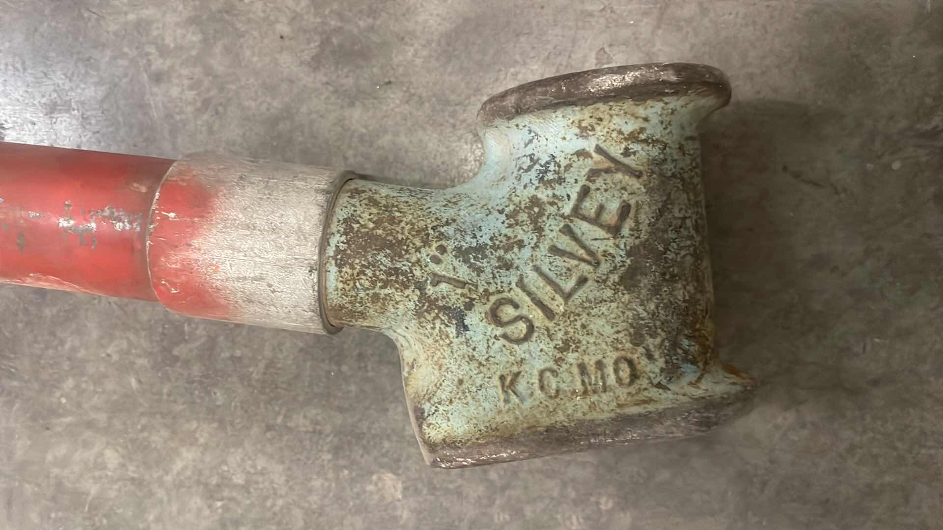 Photo 1 of VINTAGE SILVER 1” CONDUIT BENDER WITH HANDLE