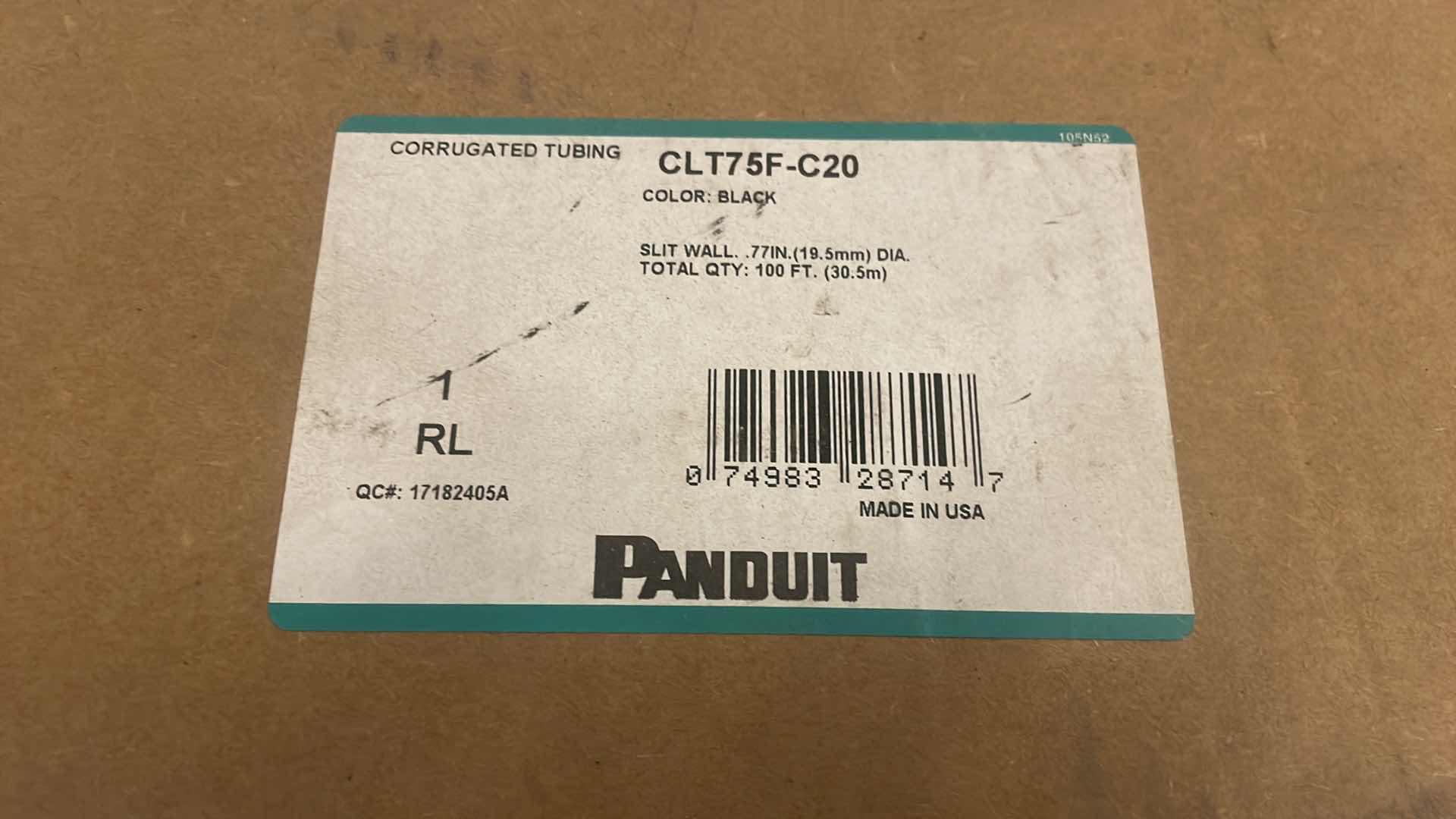 Photo 2 of CORRUGATED LOOM SLIT WALL TUBING
CLT75F-C20 UNKNOWN FOOTAGE