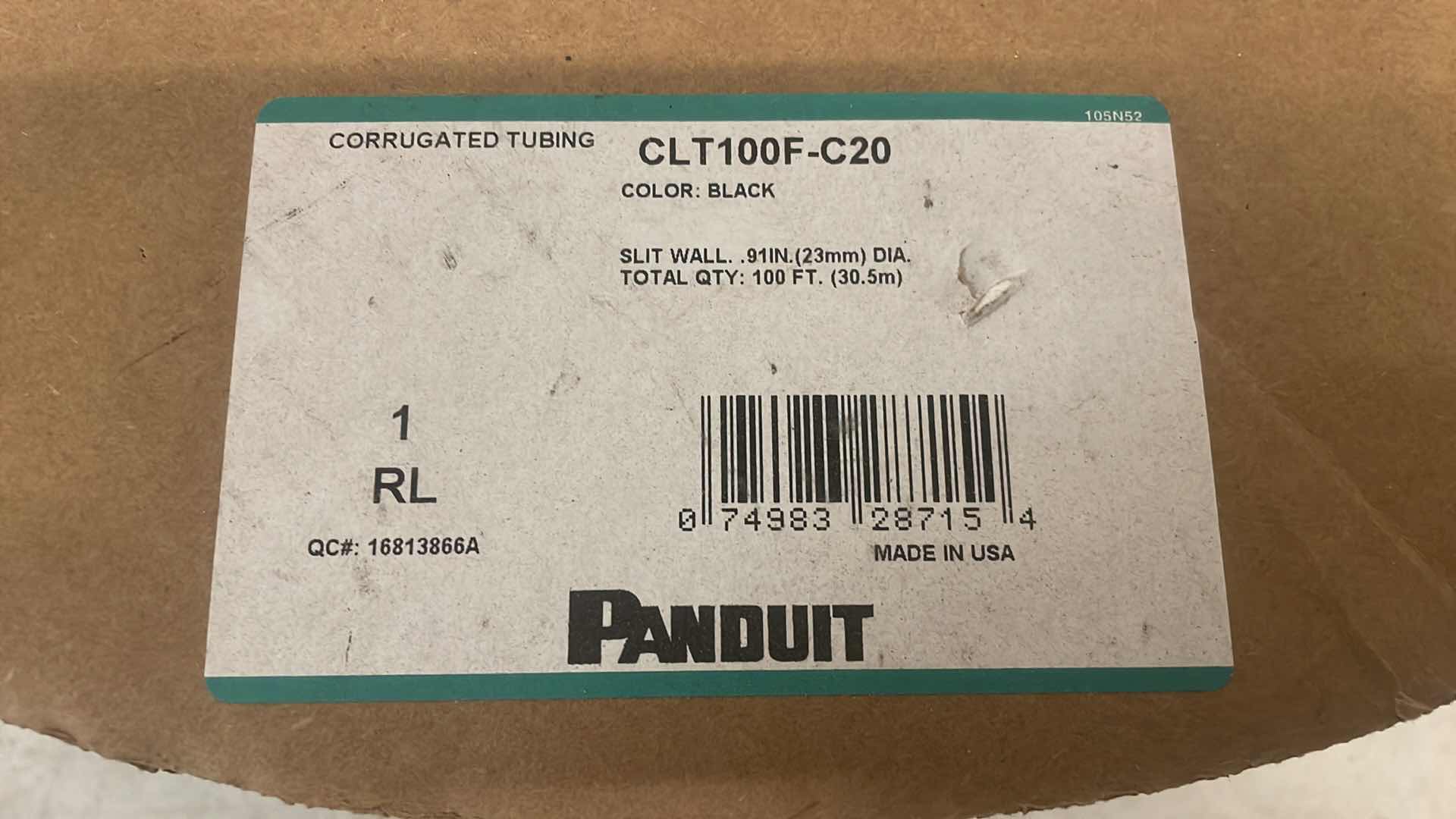 Photo 1 of CORRUGATED LOOM SLIT WALL TUBING CLT100F-C20 UNKOWN FOOTAGE