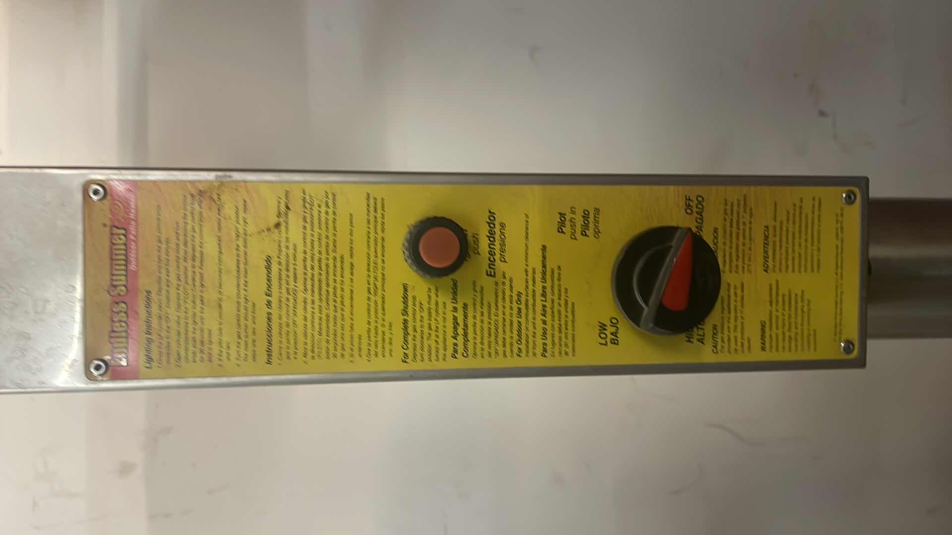 Photo 1 of BLUE RHINO ENDLESS SUMMER OUTDOOR PROPANE PATIO HEATER 40,000 BTU