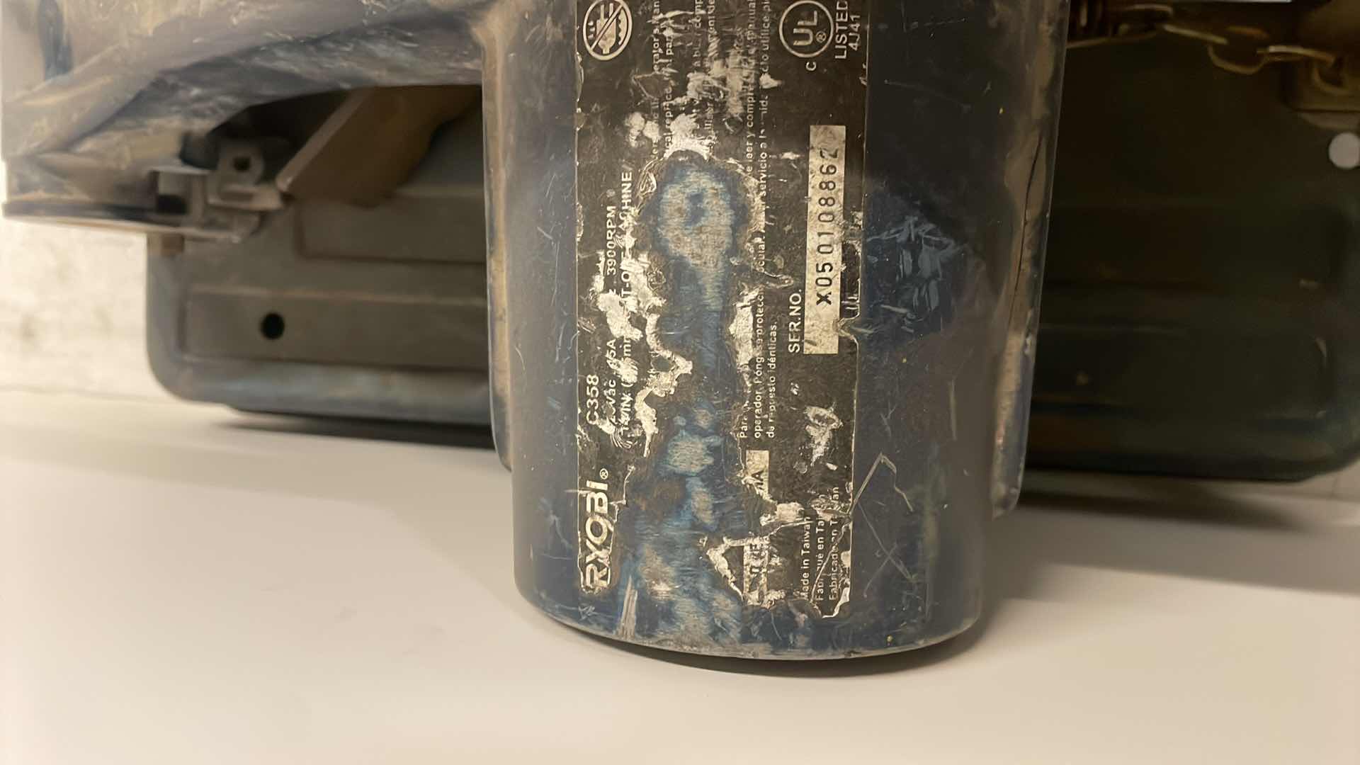 Photo 1 of RYOBI C358 14” CHOP SAW W/DIABLOS MASONARY AND METAL CUT-OFF BLADES 2 EA