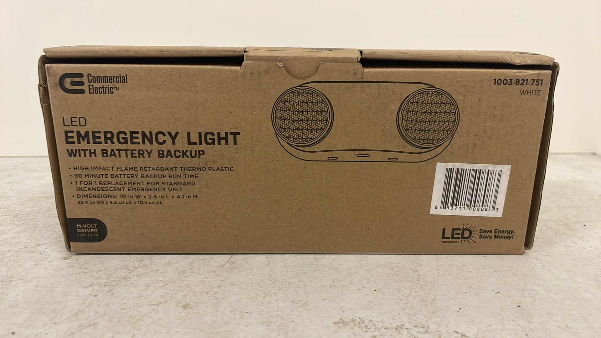 Photo 1 of LED EMERGENCY LIGHT WITH BATTERY BACKUP
