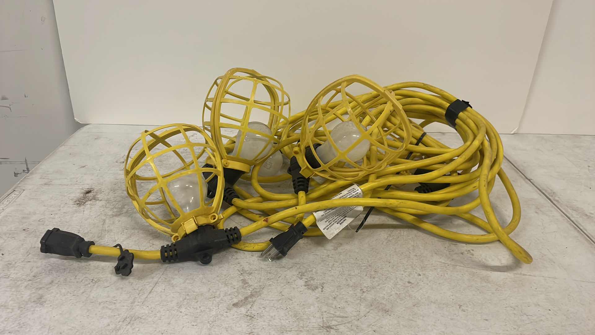 Photo 2 of 50 FT. 5-SOCKET STRING CAGED WORK LIGHTS