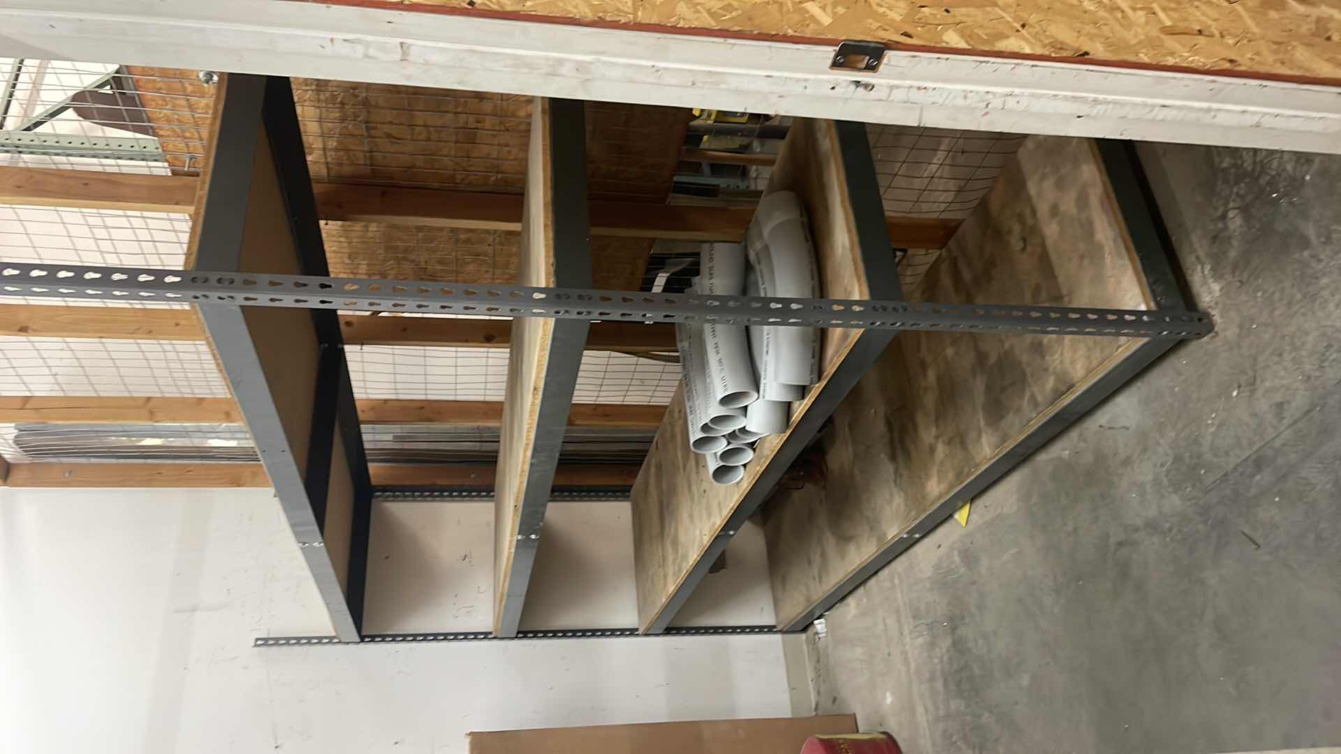 Photo 1 of METAL SHELVING UNIT 96” x 24” x 72”