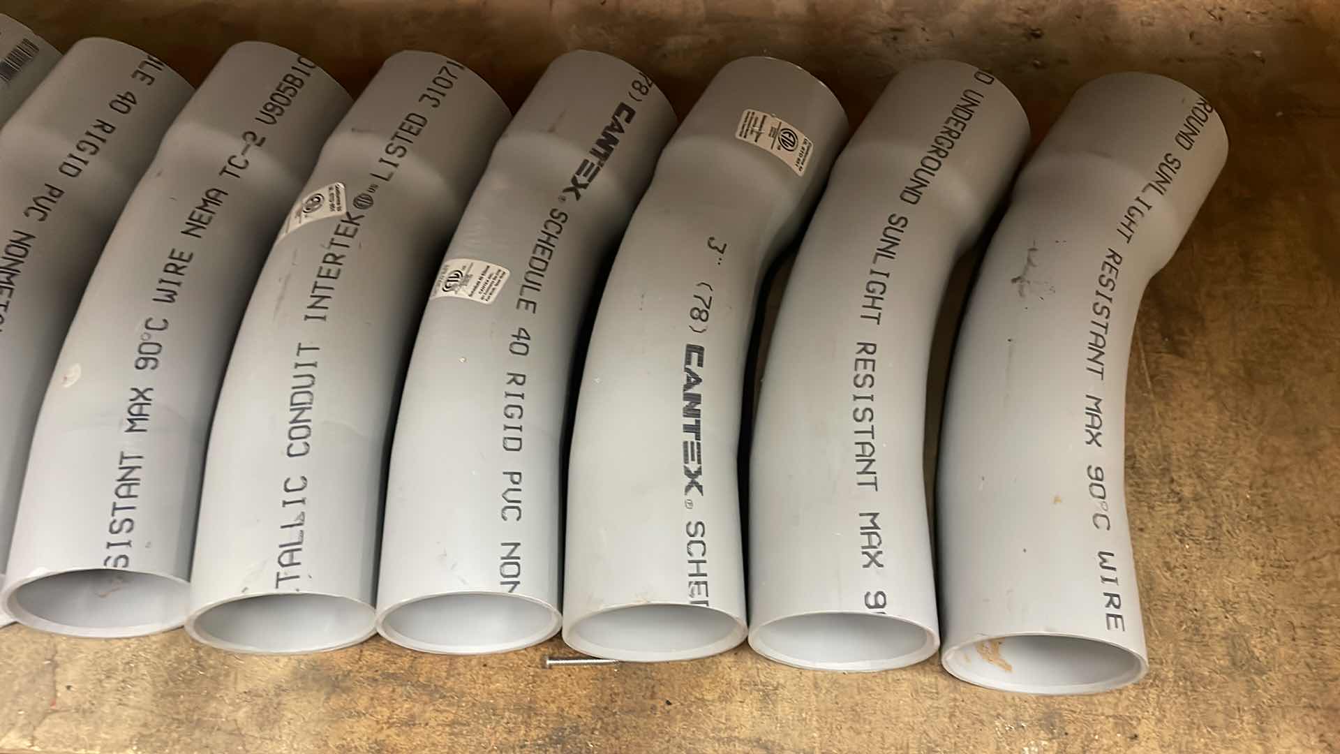 Photo 2 of CANTEX 3” SCHEDULE 40 SWEEPS MISC ANGLES