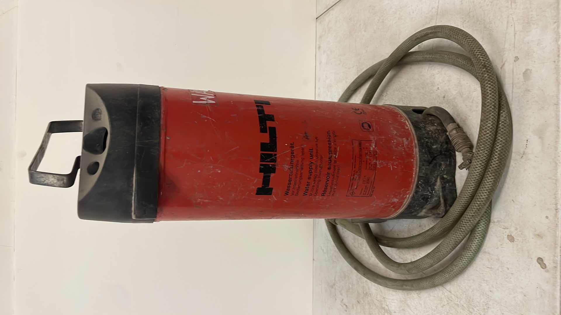 Photo 1 of HILTI DWP 10 PORTABLE WATER SUPPLY UNIT FOR CORING CONCRETE HOLE CORE