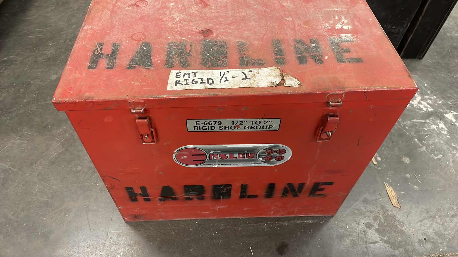 Photo 1 of ENSLEY E-6679 1/2" - 2" RIGID SHOE GROUP BOX CONDUIT BENDER DIES