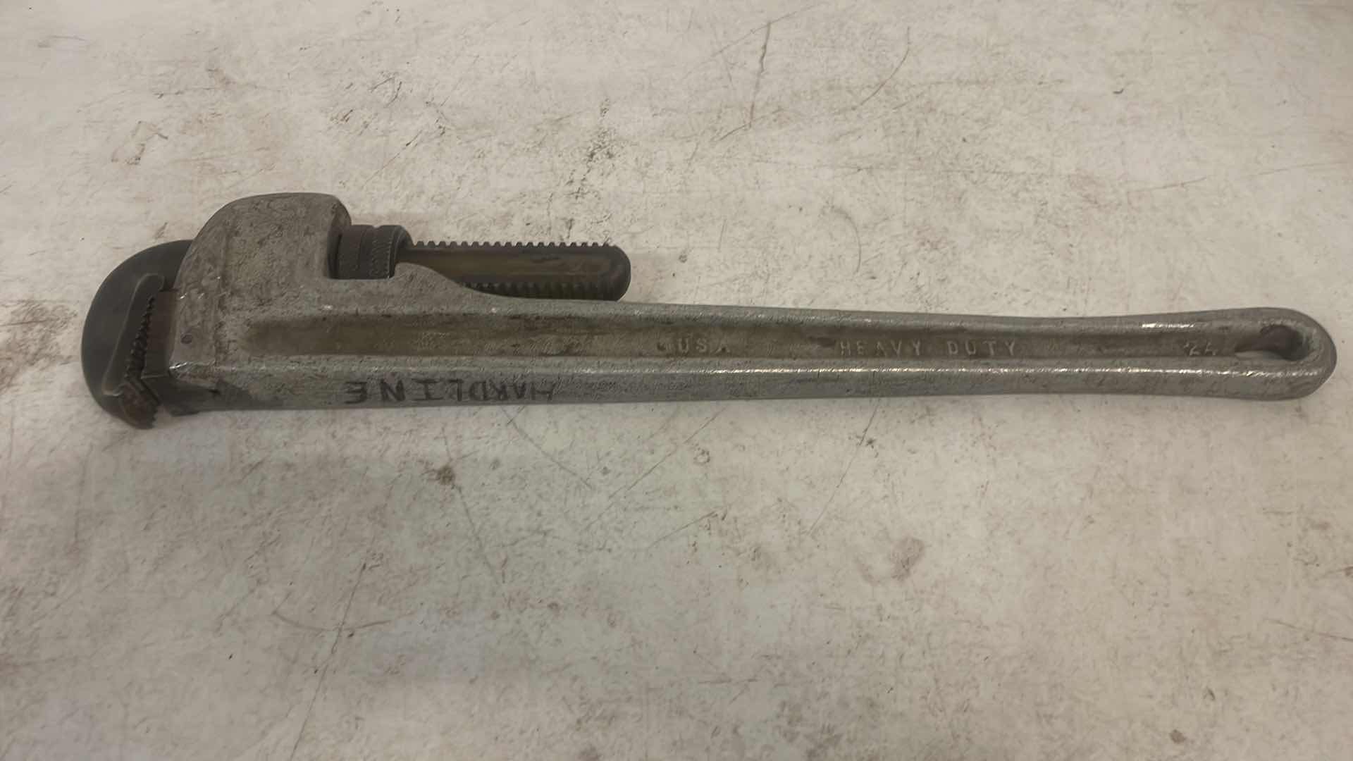 Photo 1 of 24” ALUMINUM HEAVY DUTY PIPE WRENCH USA