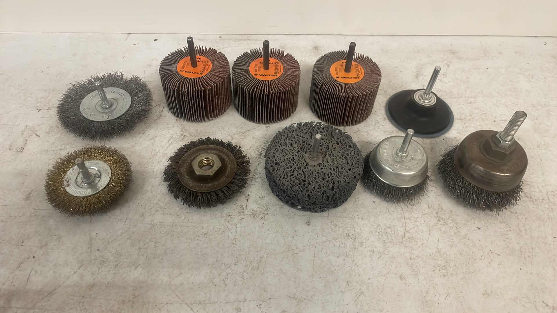 Photo 1 of FLAP WHEELS AND WIRE WHEEL BRUSHES