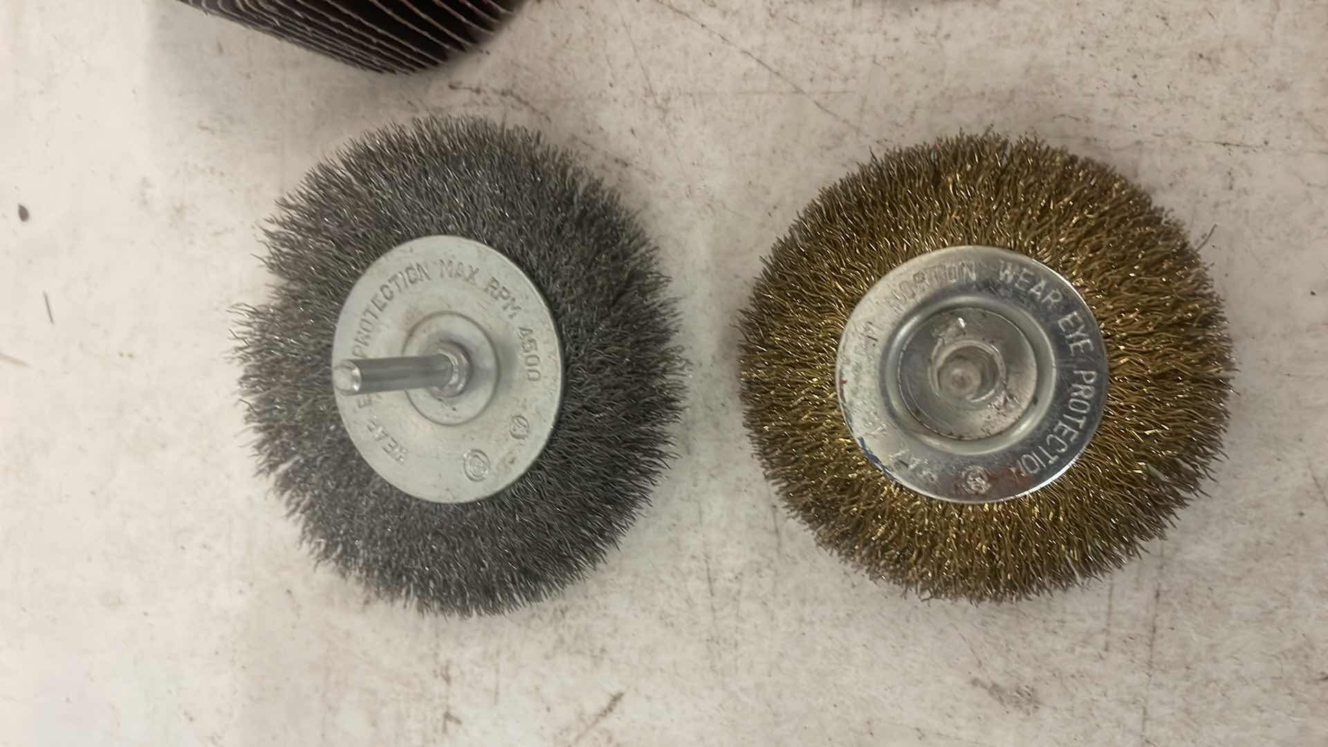 Photo 1 of FLAP WHEELS AND WIRE WHEEL BRUSHES