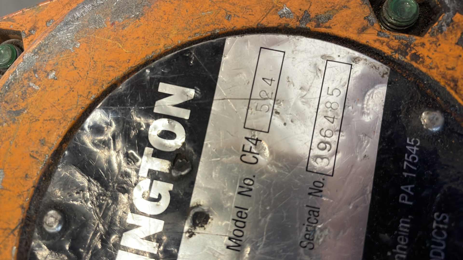 Photo 1 of HARRINGTON 2 TON CAPACITY HOIST CF4