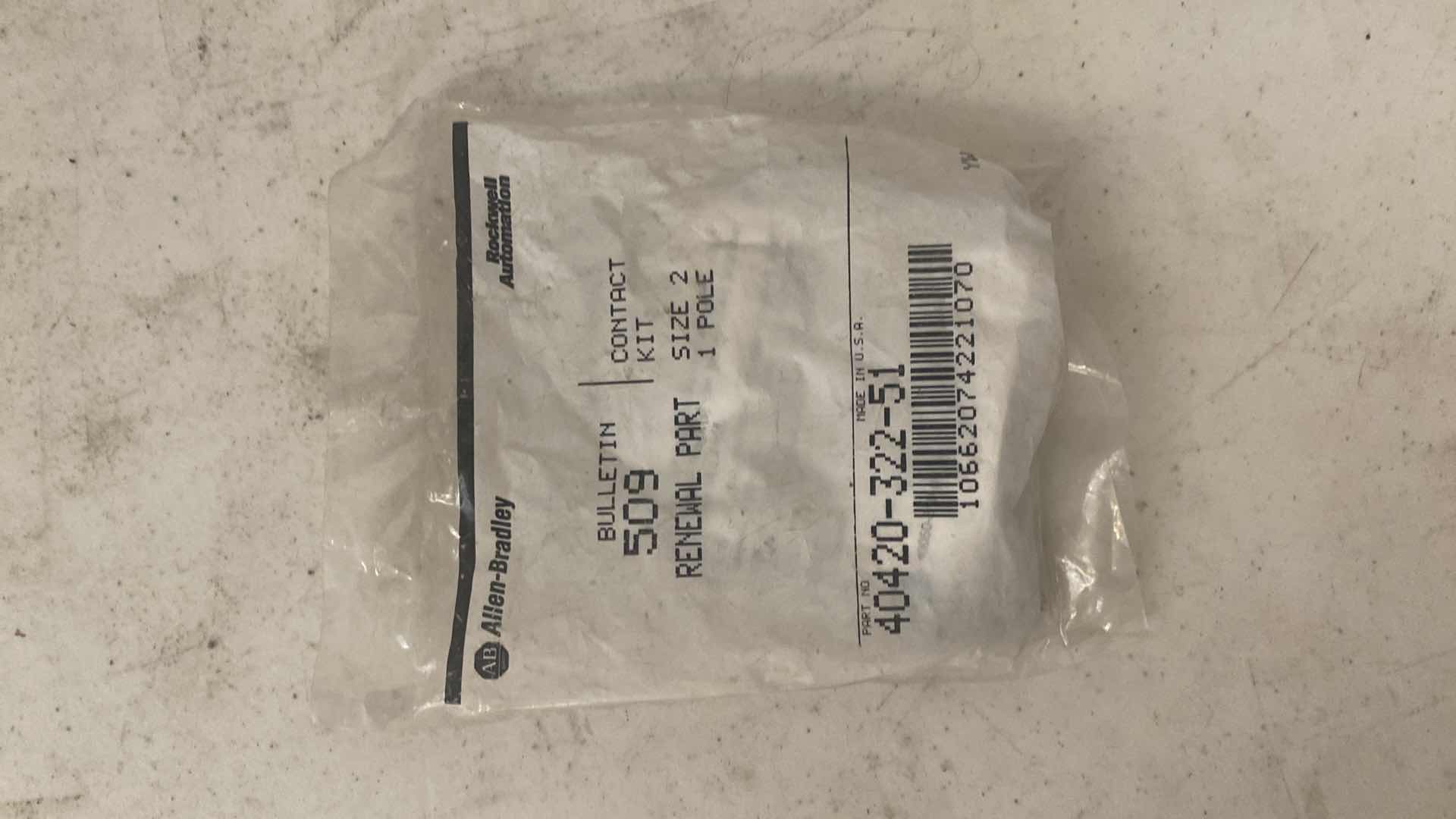 Photo 1 of ALLEN BRADLEY BULLETIN 509 RENEWAL PART