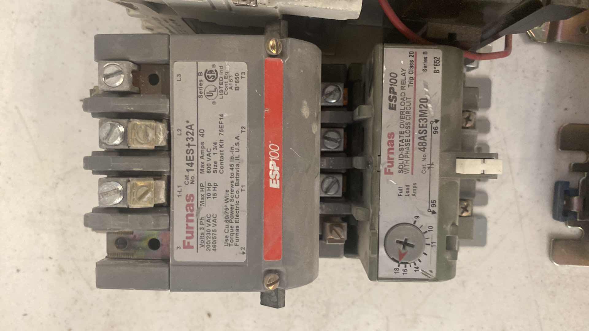 Photo 5 of ASSORTED MOTOR CONTROLS WESTINGHOUSE CUTLER HAMMER