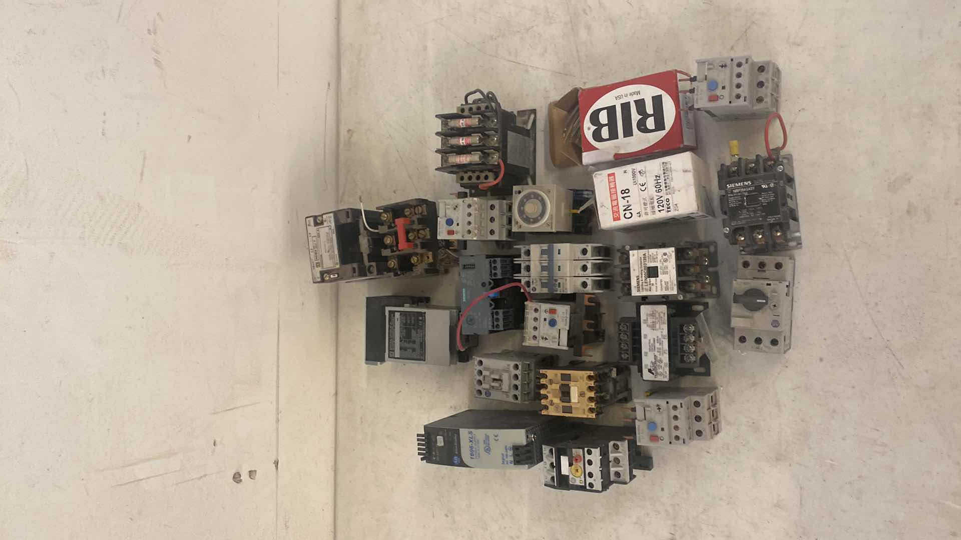 Photo 1 of ASSORTED MOTOR CONTROLS AND RELAYS