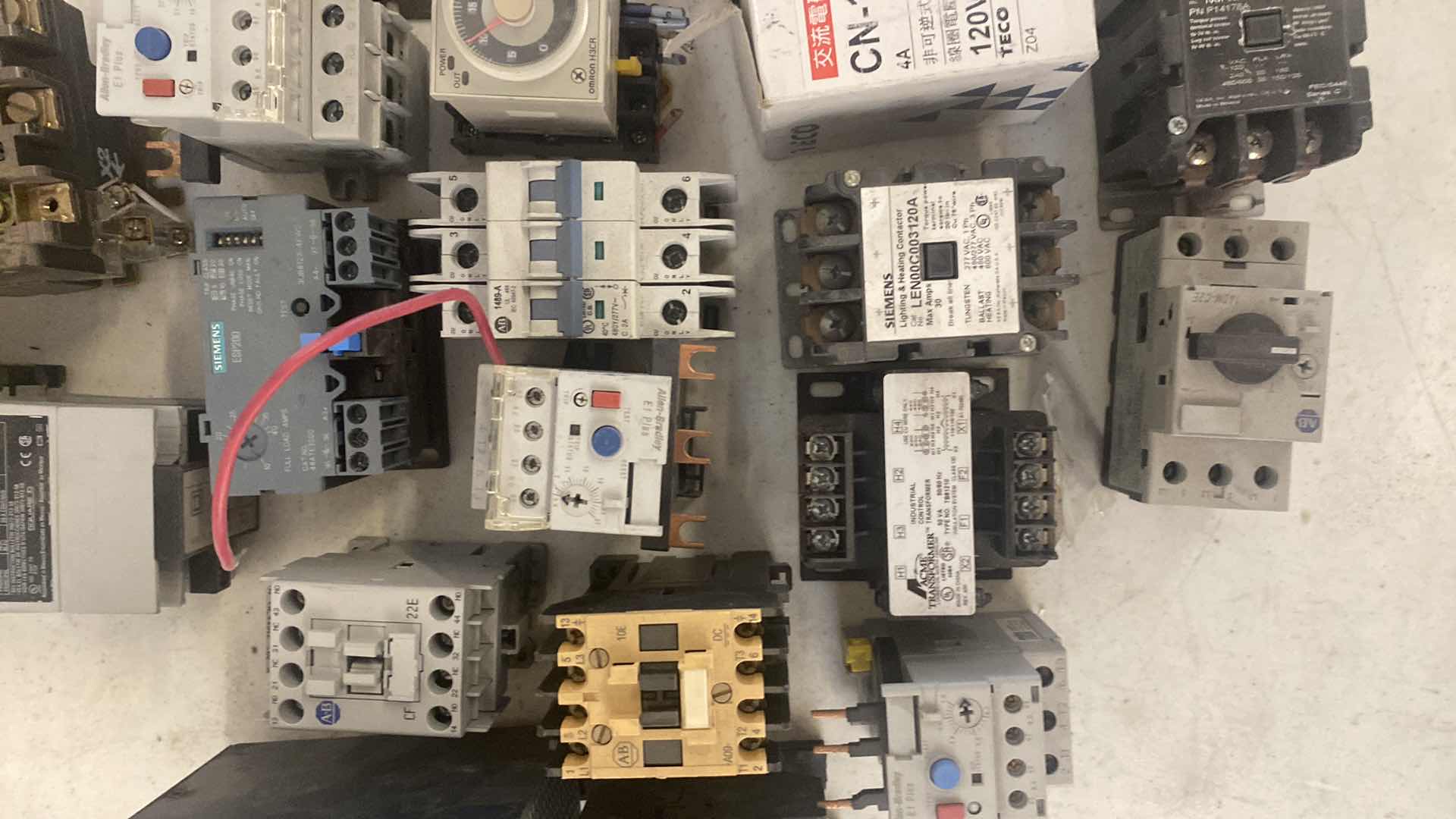 Photo 3 of ASSORTED MOTOR CONTROLS AND RELAYS