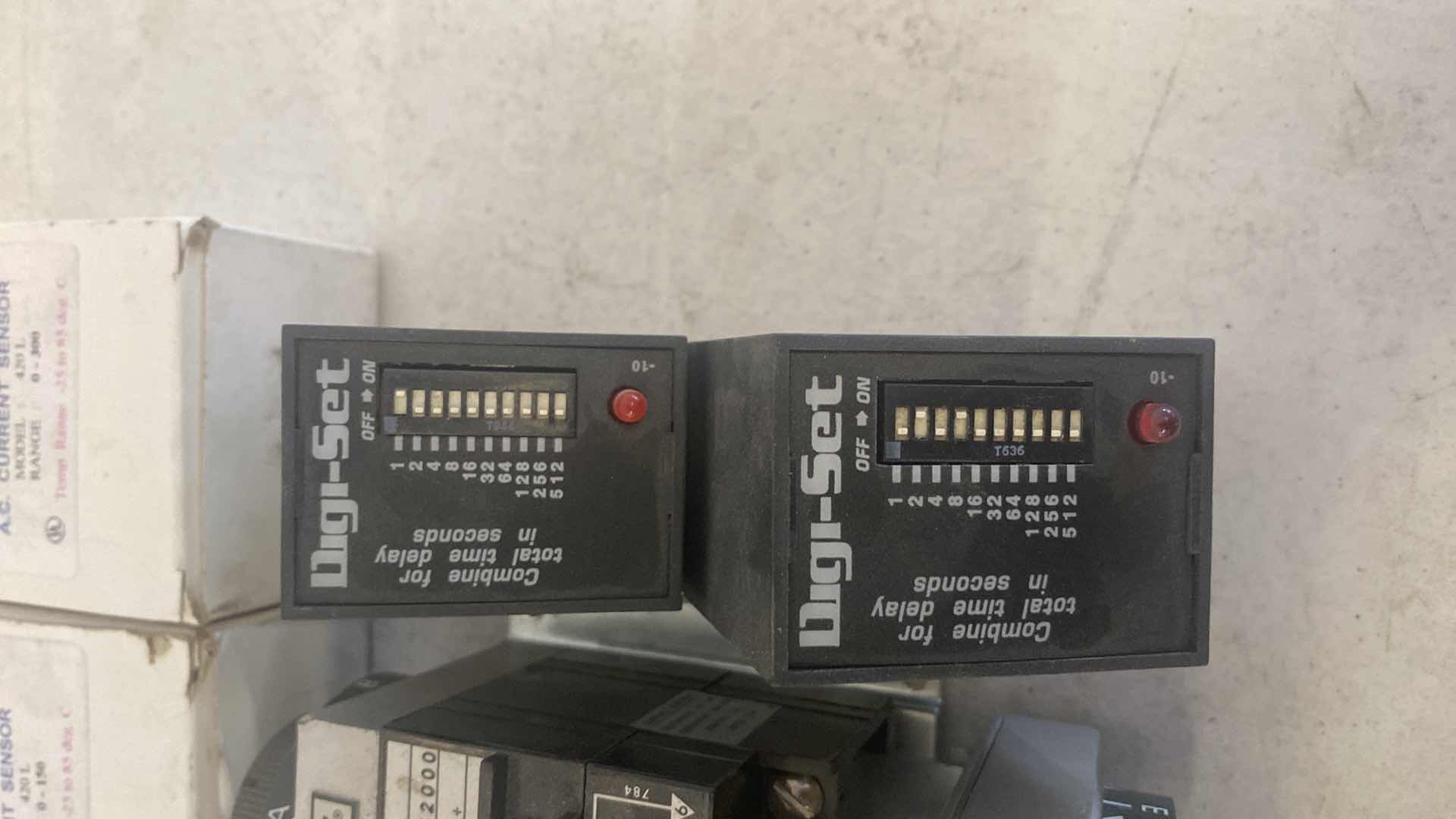 Photo 1 of CURRENT SENSORS (3) TIME DELAY RELAY (2) AGASTAT