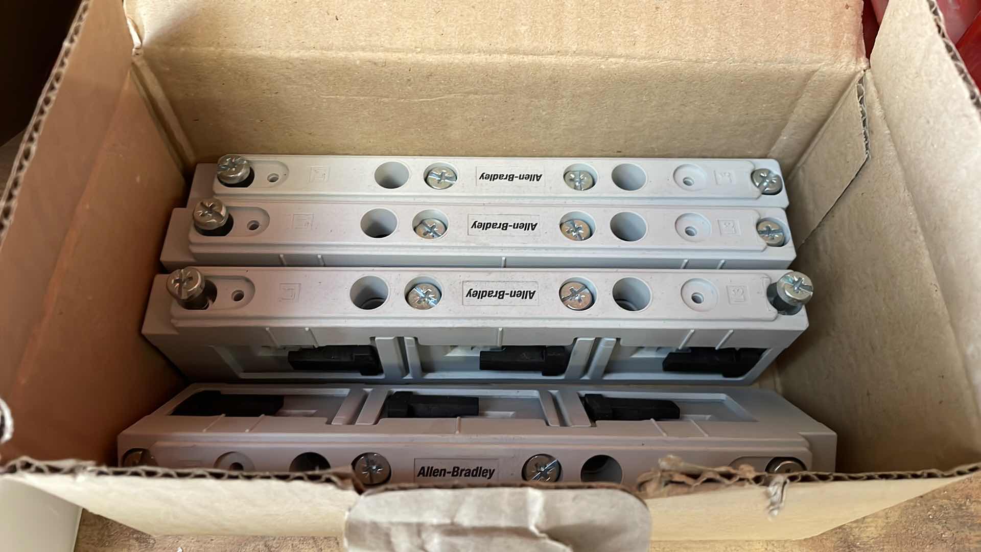 Photo 4 of CONTENTS OF SHELF MISC ELECRTICAL COMPONENTS BINS RELAYS