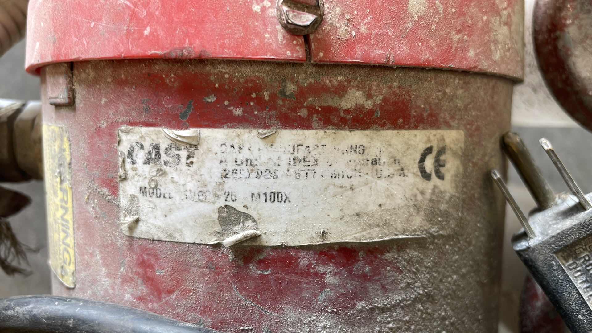 Photo 1 of GAST RECIPROCATING VACUUM PUMP 1VBF-25-M100X