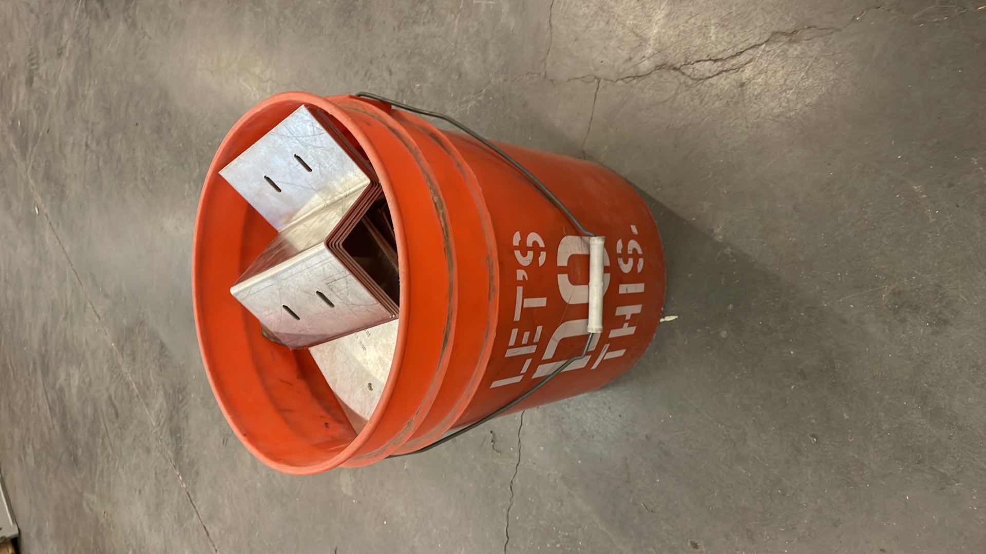 Photo 1 of BUCKET OF ALUMINUM PARTS