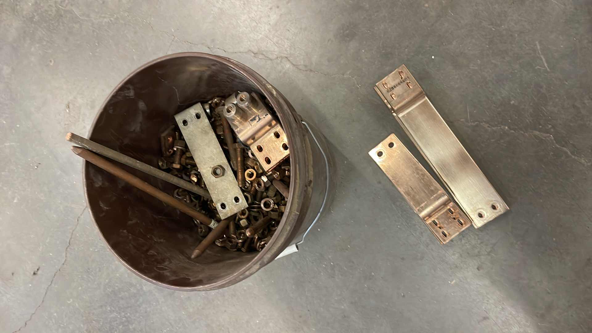 Photo 1 of BRASS & COPPER BUCKET