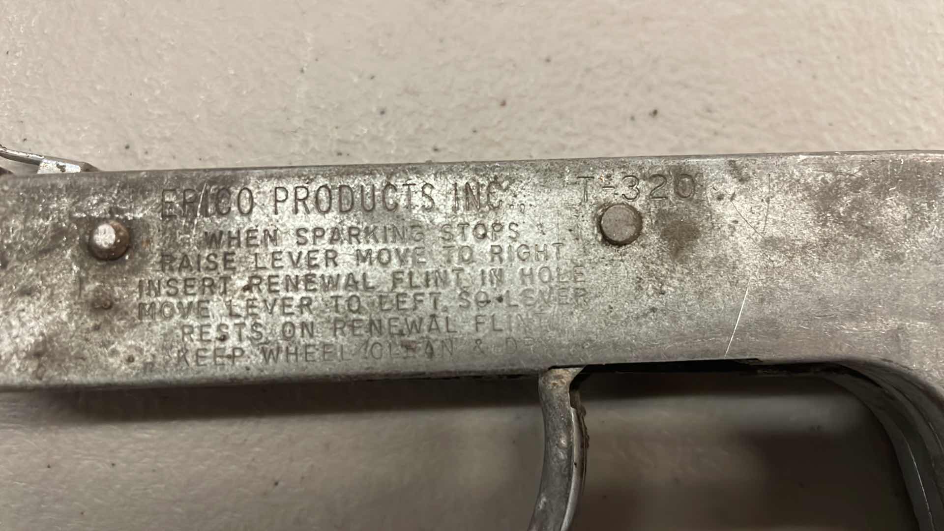 Photo 1 of ERICO T320 FLINT IGNITOR, STEEL (5)