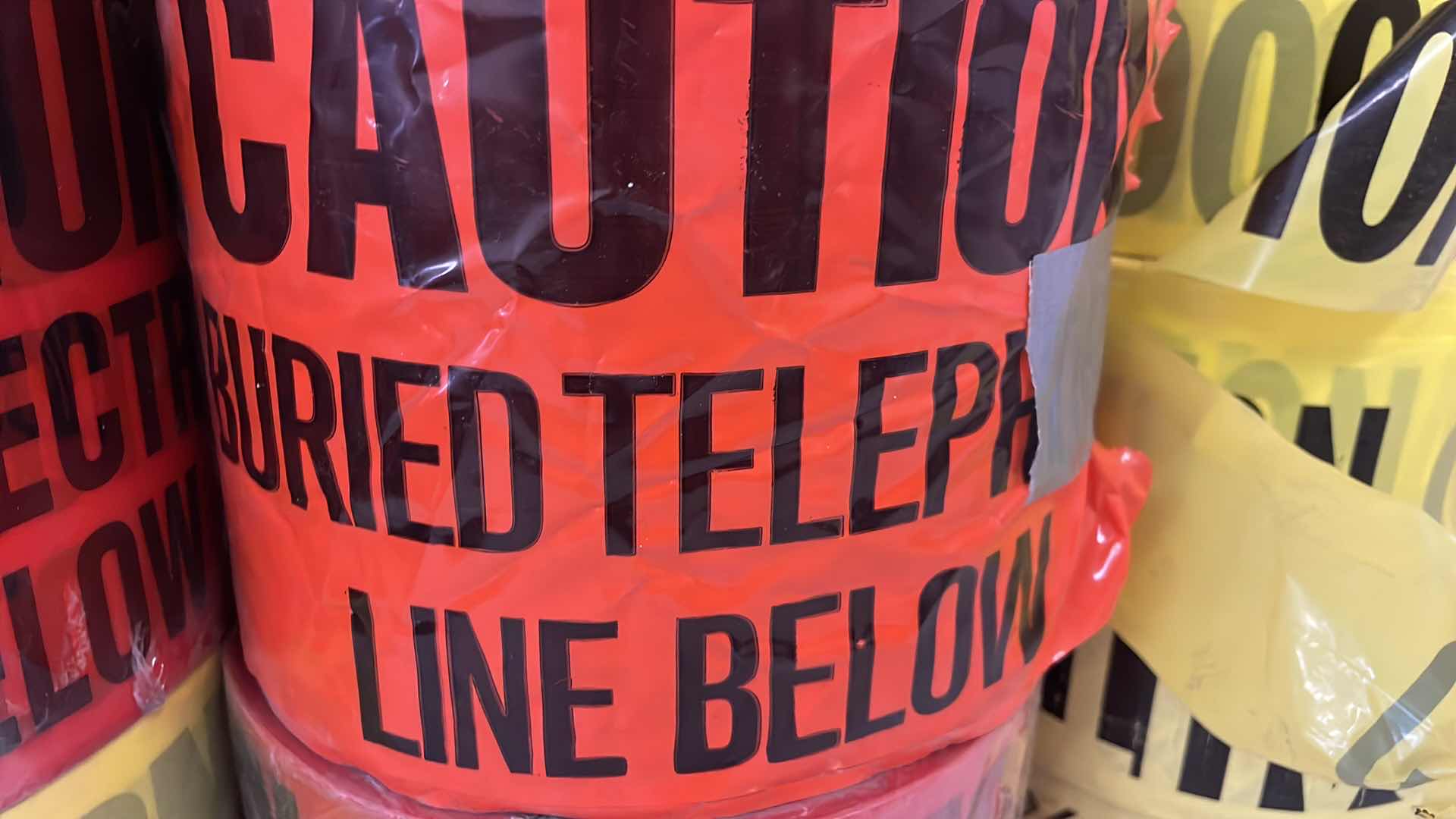 Photo 1 of CAUTION & DANGER TAPE