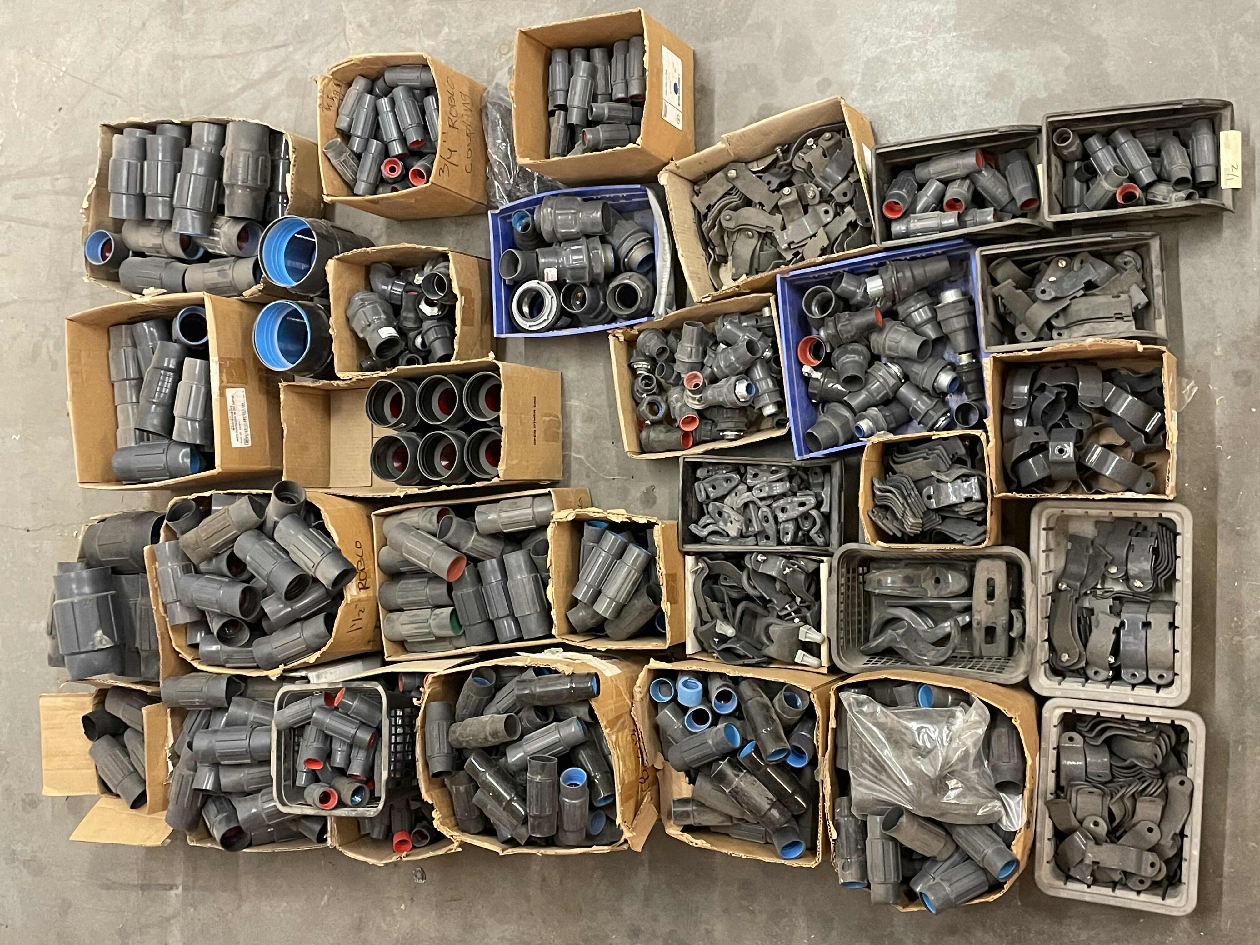 Photo 1 of PLASTI-BOND REDH2OT VARIETY OF CONDUIT FITTINGS & STRAPS