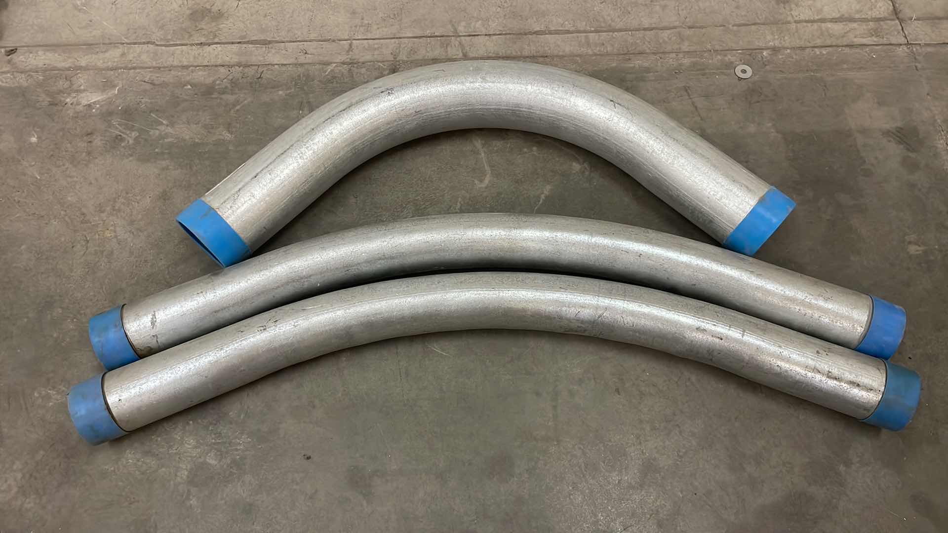 Photo 1 of GALVANIZED STEEL RIDGID CONDUIT ELBOWS 1-4” 90 DEGREE 2-3” 45 DEGREE
