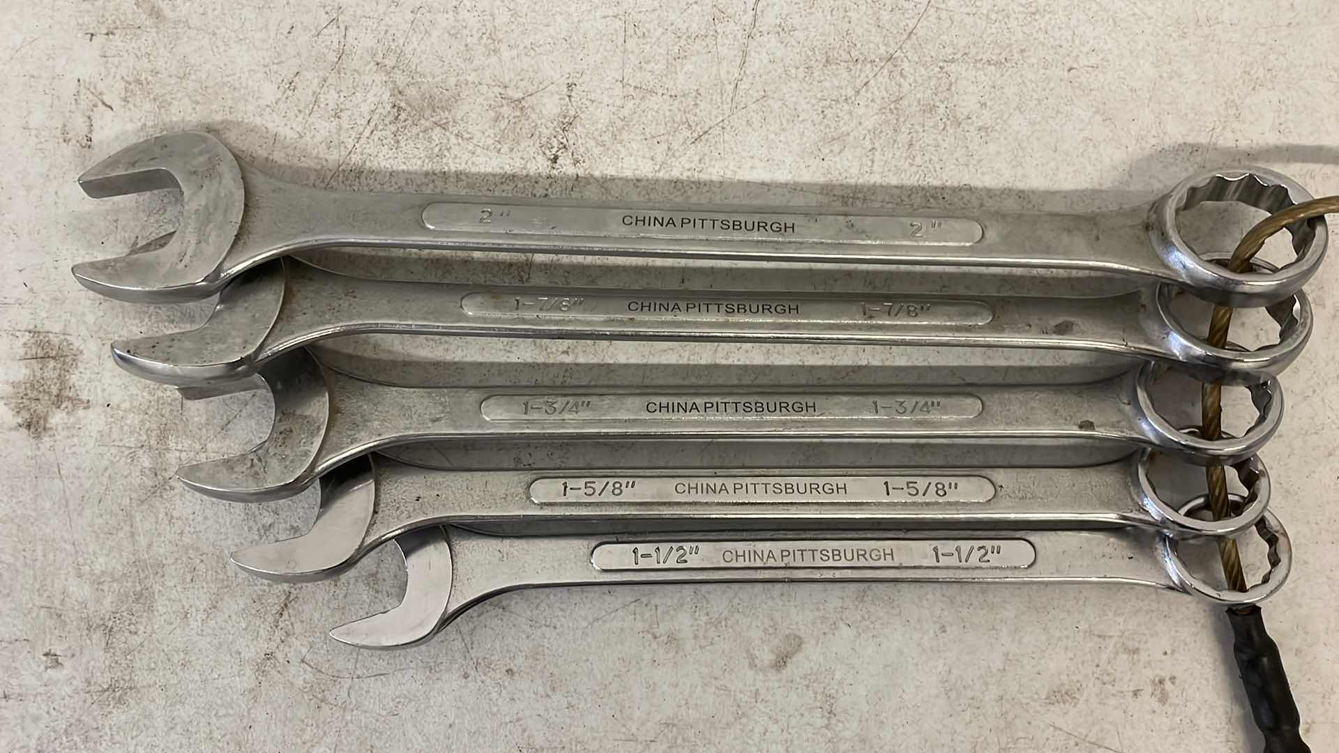 Photo 1 of PITTSBURGH COMBINATION WRENCHES 1-1/2” -2”