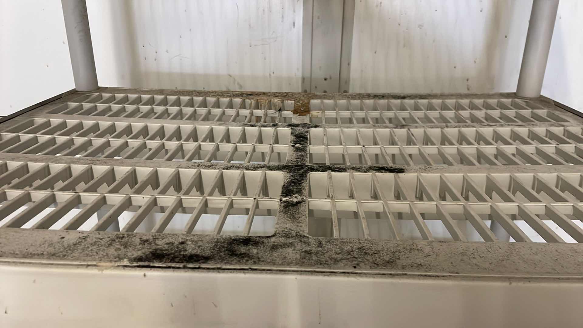 Photo 1 of 5-TIER EASY ASSEMBLY MULTI-PURPOSE PLASTIC GARAGE STORAGE SHELVING UNIT IN GRAY 36" X 24" X 72"