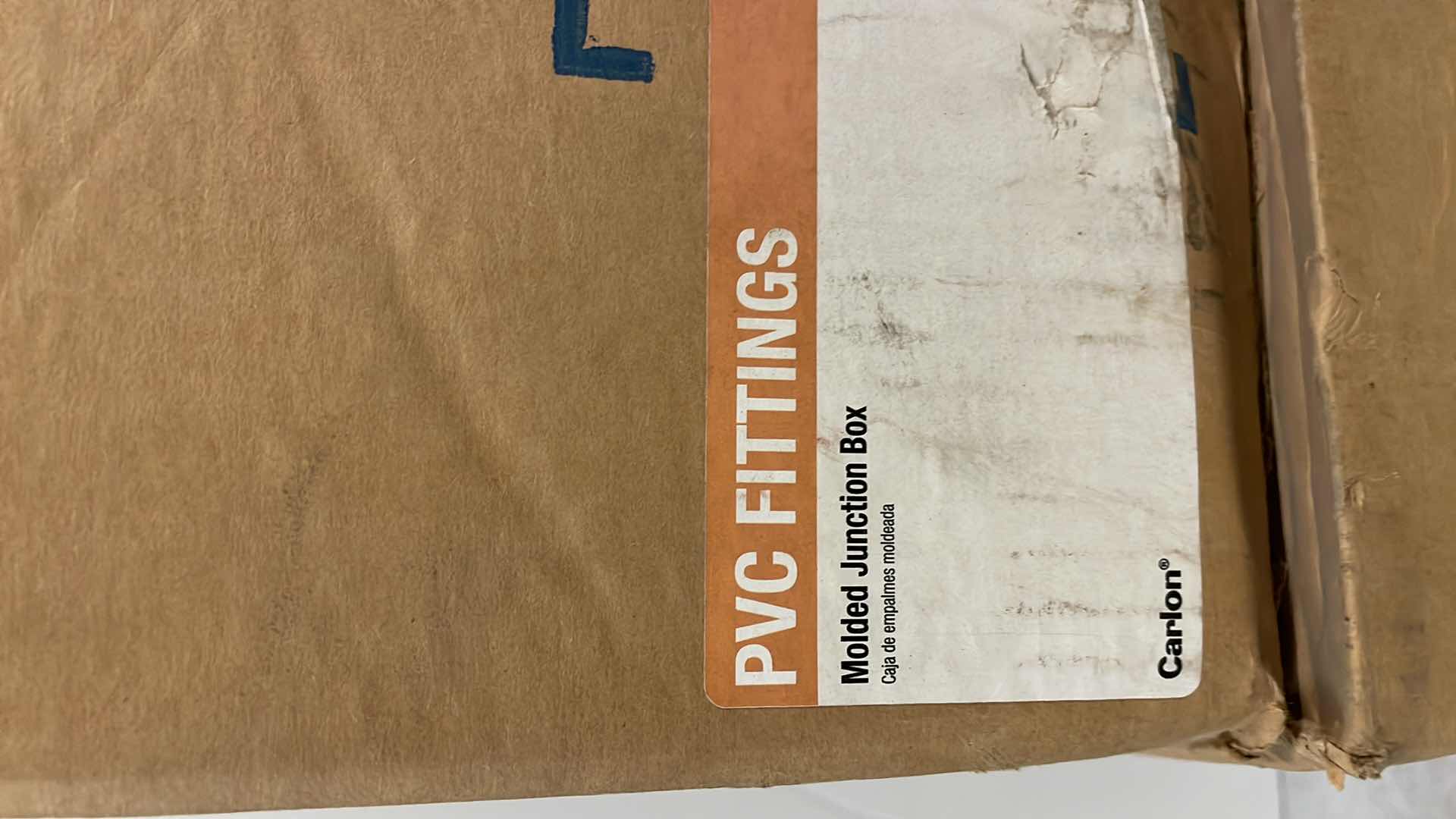 Photo 1 of CARLON® E989RRR-UPC MOLDED NON-METALLIC RIGID JUNCTION BOX, 6" X 6" X 6", SCREW COVER, NEMA 6P, POLYCARBONATE (16)