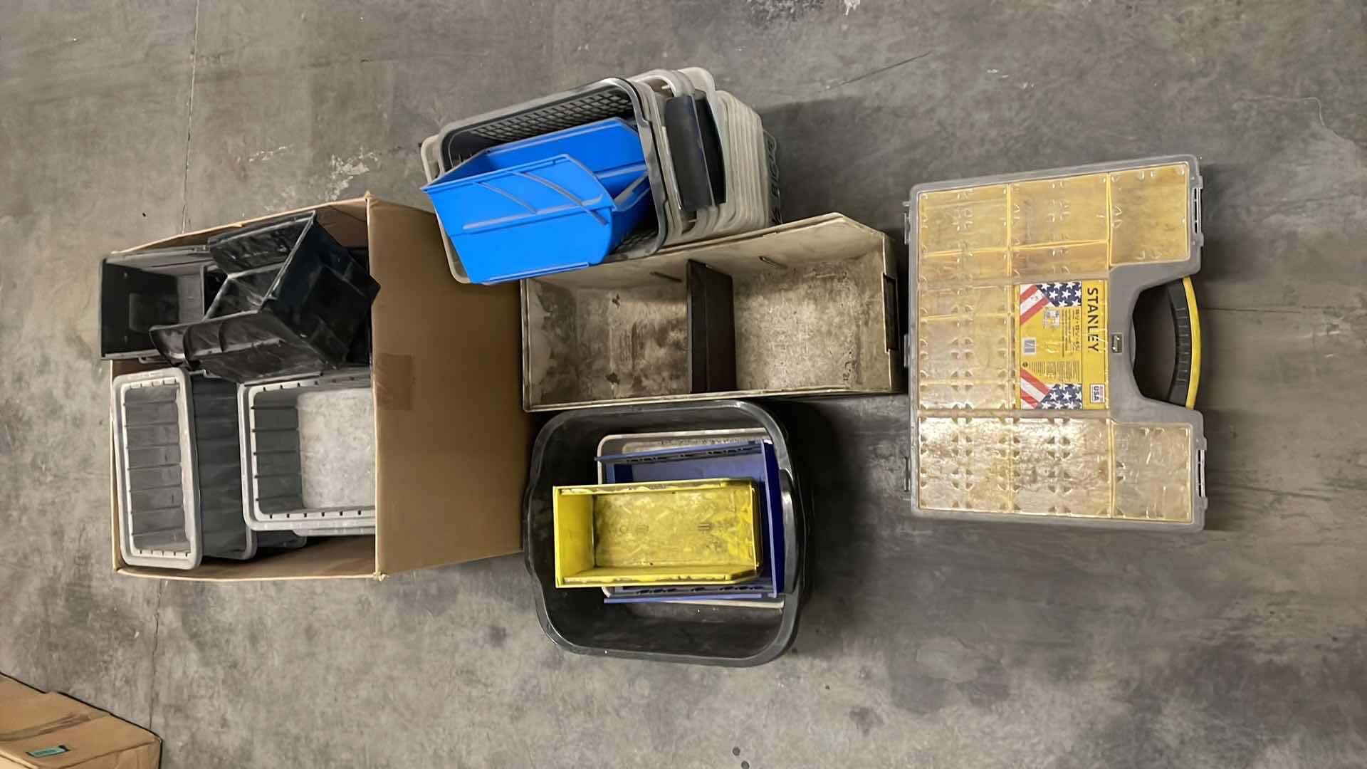 Photo 1 of MISC STORAGE BINS STANLEY BIN DOES NOT LOCK