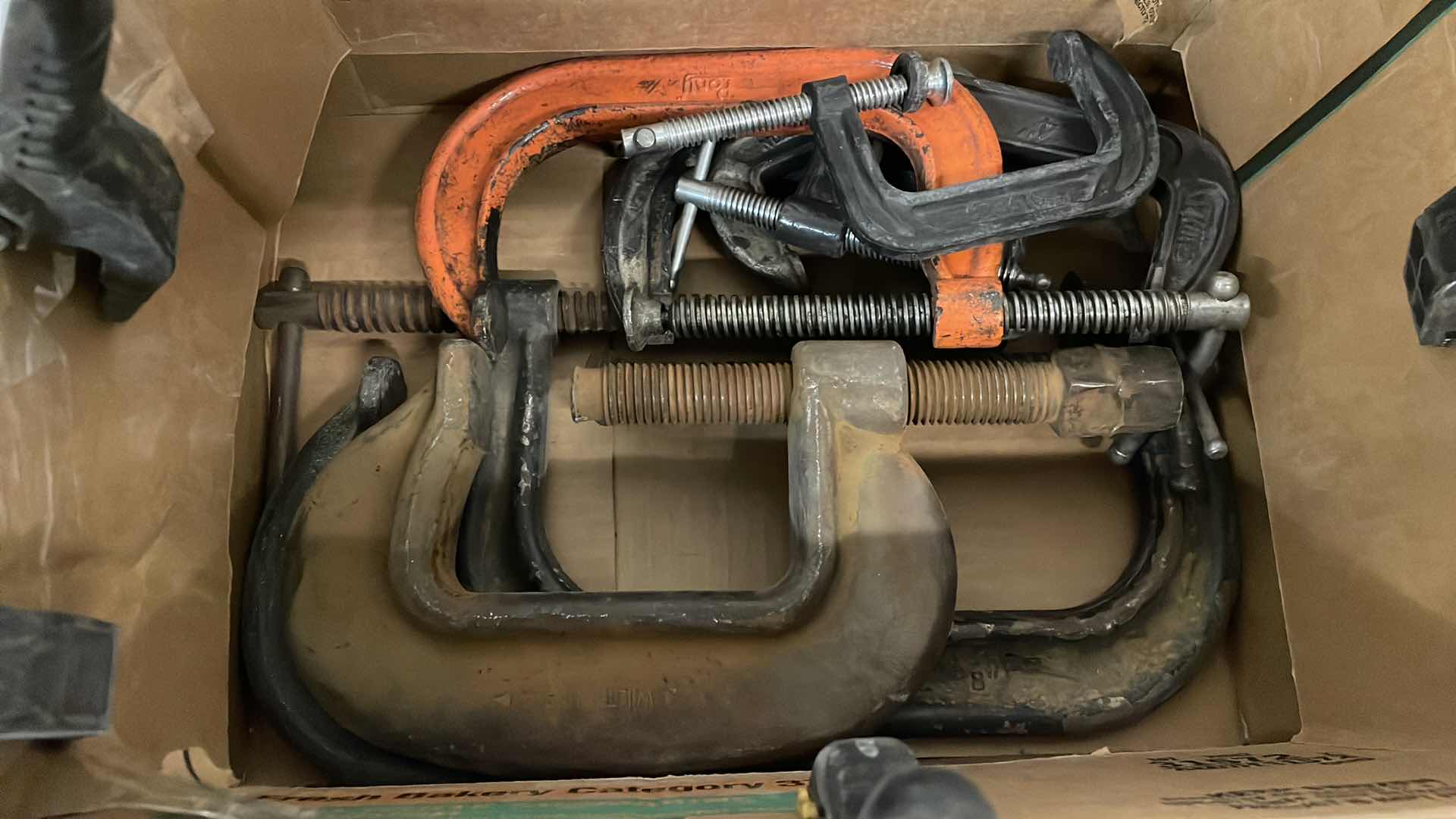 Photo 2 of C CLAMPS VARIOUS SIZES PLASTIC CLAMPS