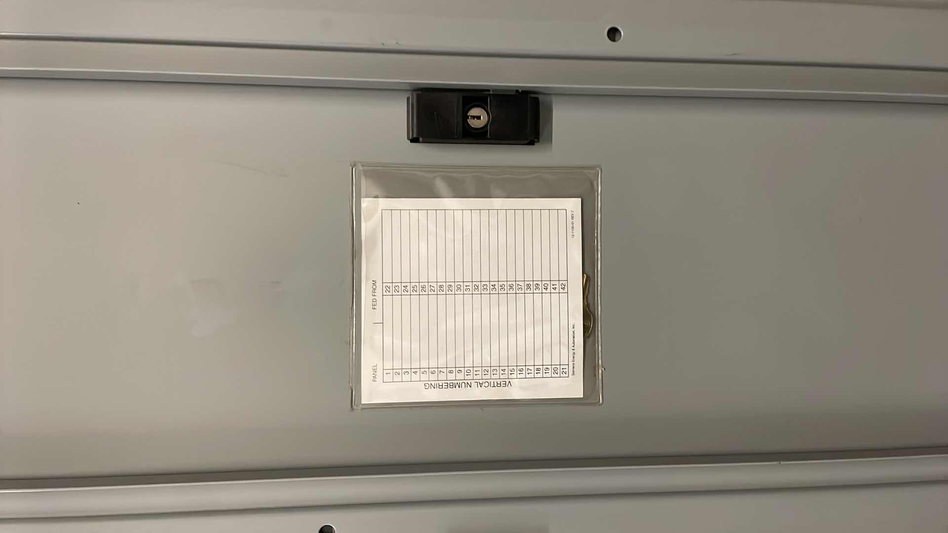 Photo 1 of ELECTRICAL PANEL DOORS WITH KEY