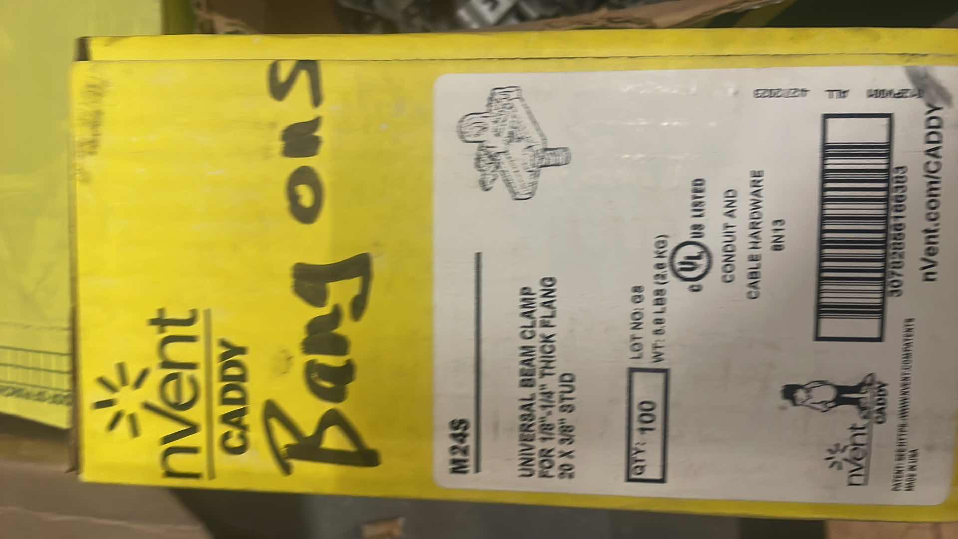 Photo 9 of ERICO CADDY STRAPS SUSPENSION CLIPS CONDUIT CLIPS TEE BAR HANGERS