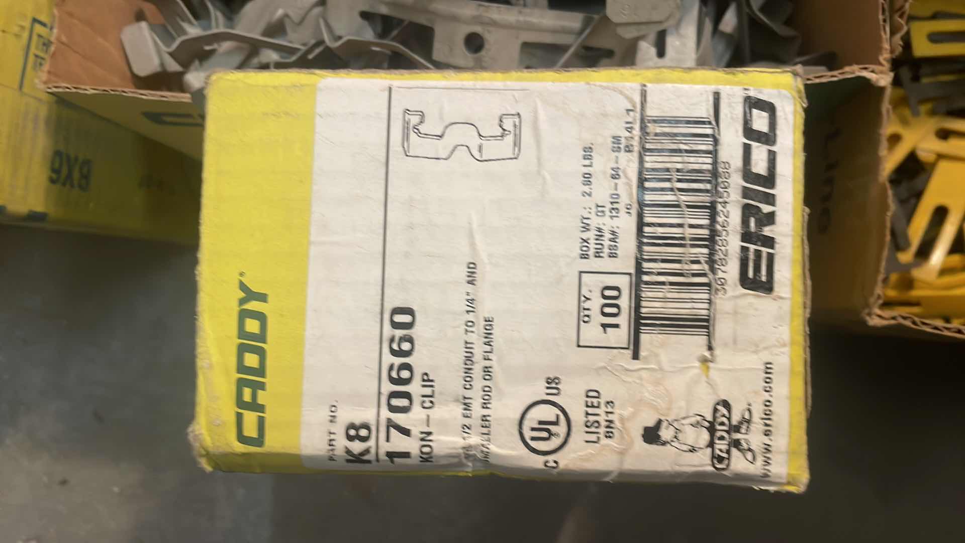 Photo 1 of ERICO CADDY CLIPS, CONSUIT SUPPORTS WIRE DROPS ANGEL BRACKET