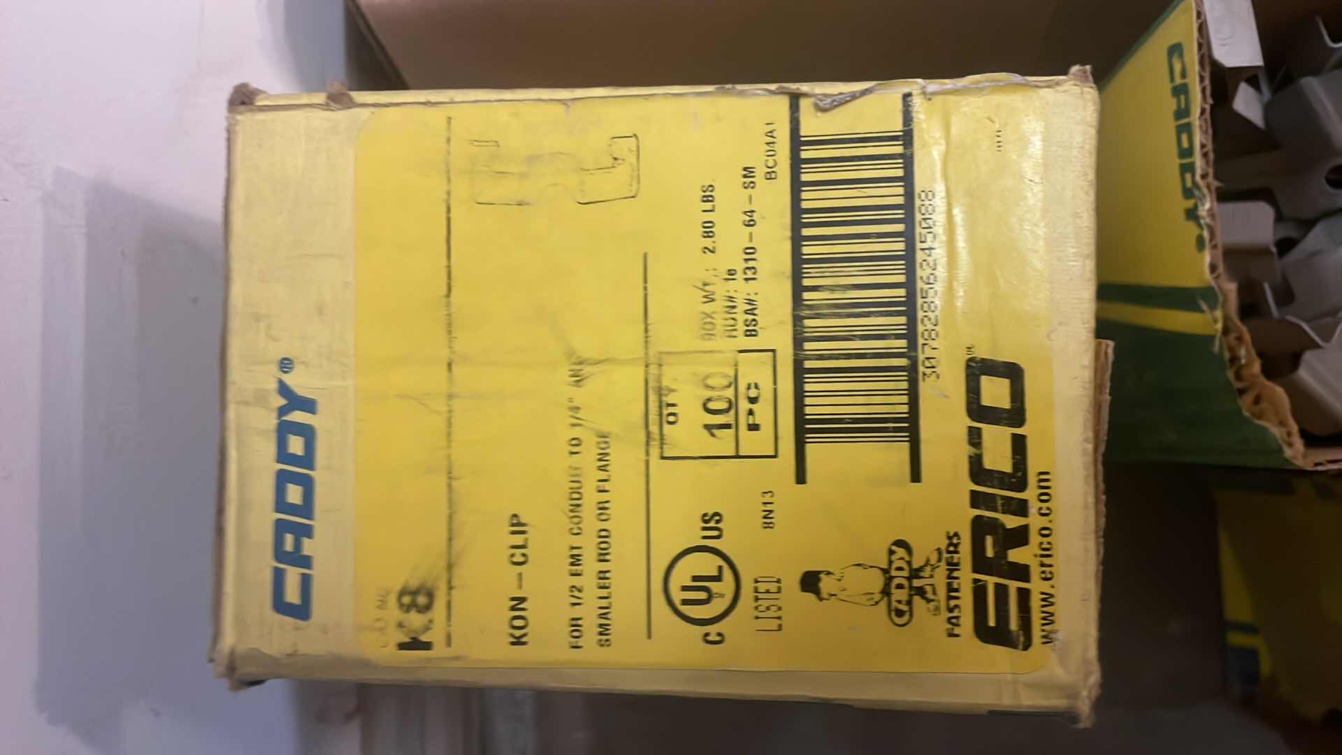 Photo 1 of ERICO CADDY CLIPS, CONSUIT SUPPORTS WIRE DROPS ANGEL BRACKET